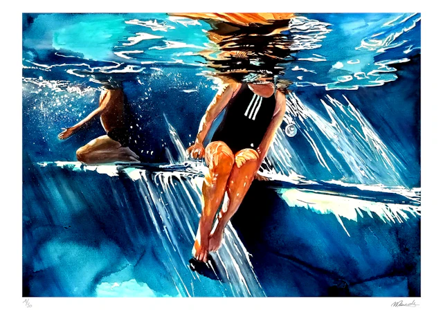 Maude OVIZE - Instant divin, 2022 - Tirage pigmentaire original signé
