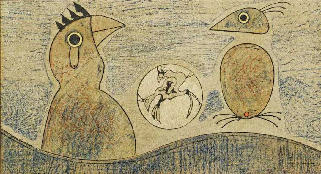 Max ERNST - Oiseaux, 1970 - Lithographie originale