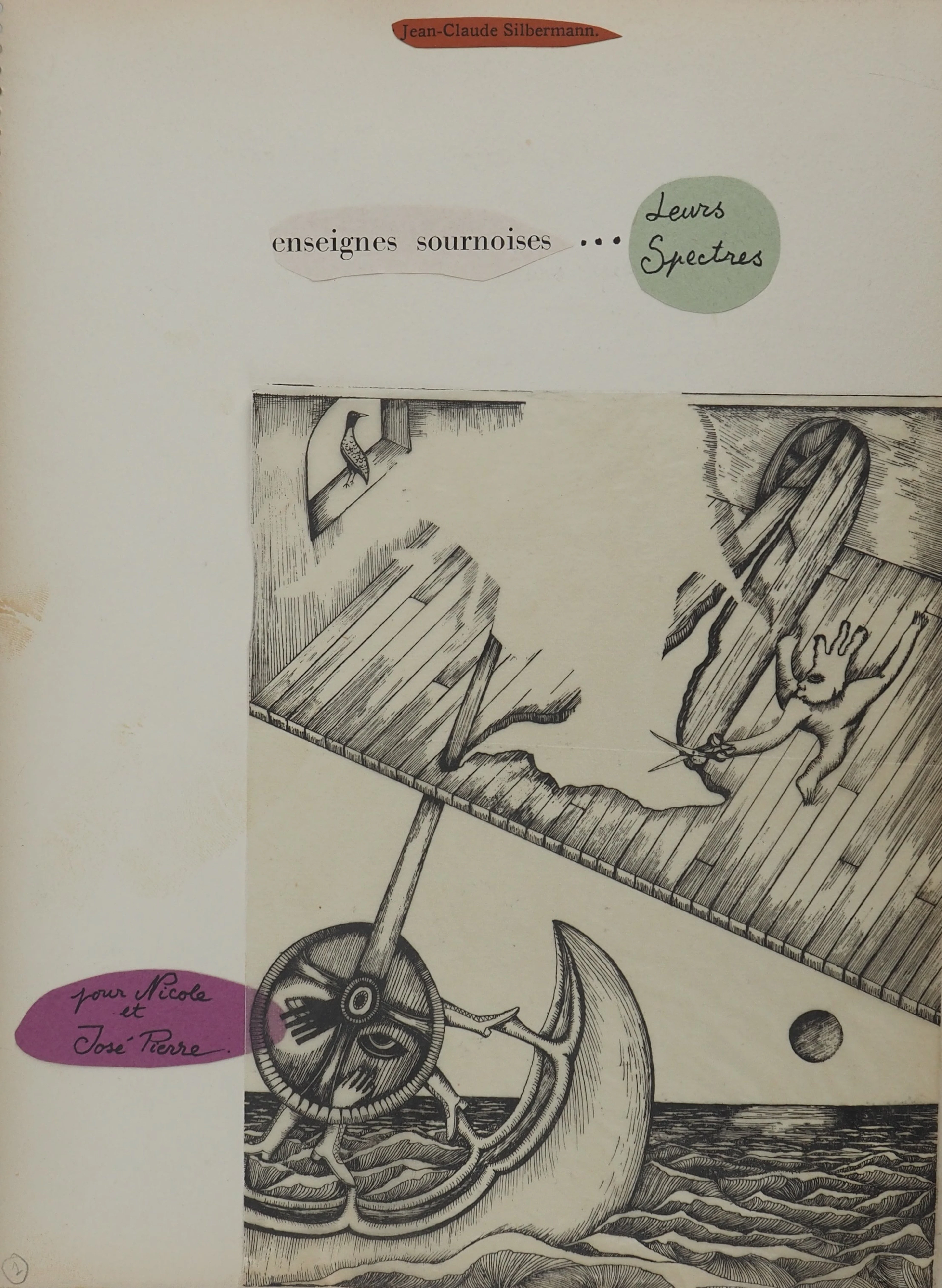 Jean-Claude SILBERMANN : Enseignes sournoises, Le bateau surréaliste