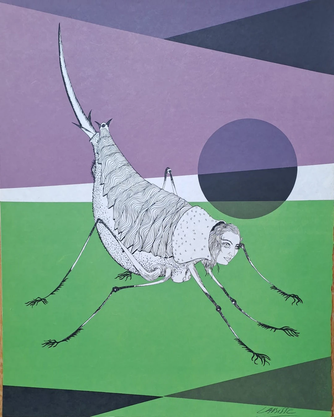 Félix Labisse - La Câline - Lithographie originale Sur papier japon