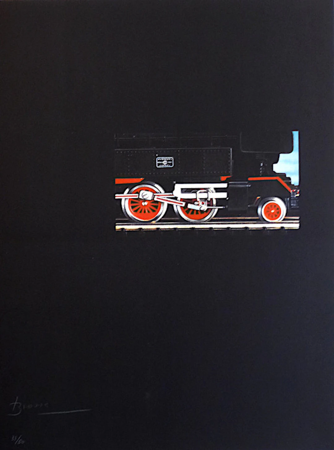 Joan BROSSA - Tunel, 1989 - Lithographie signée au crayon