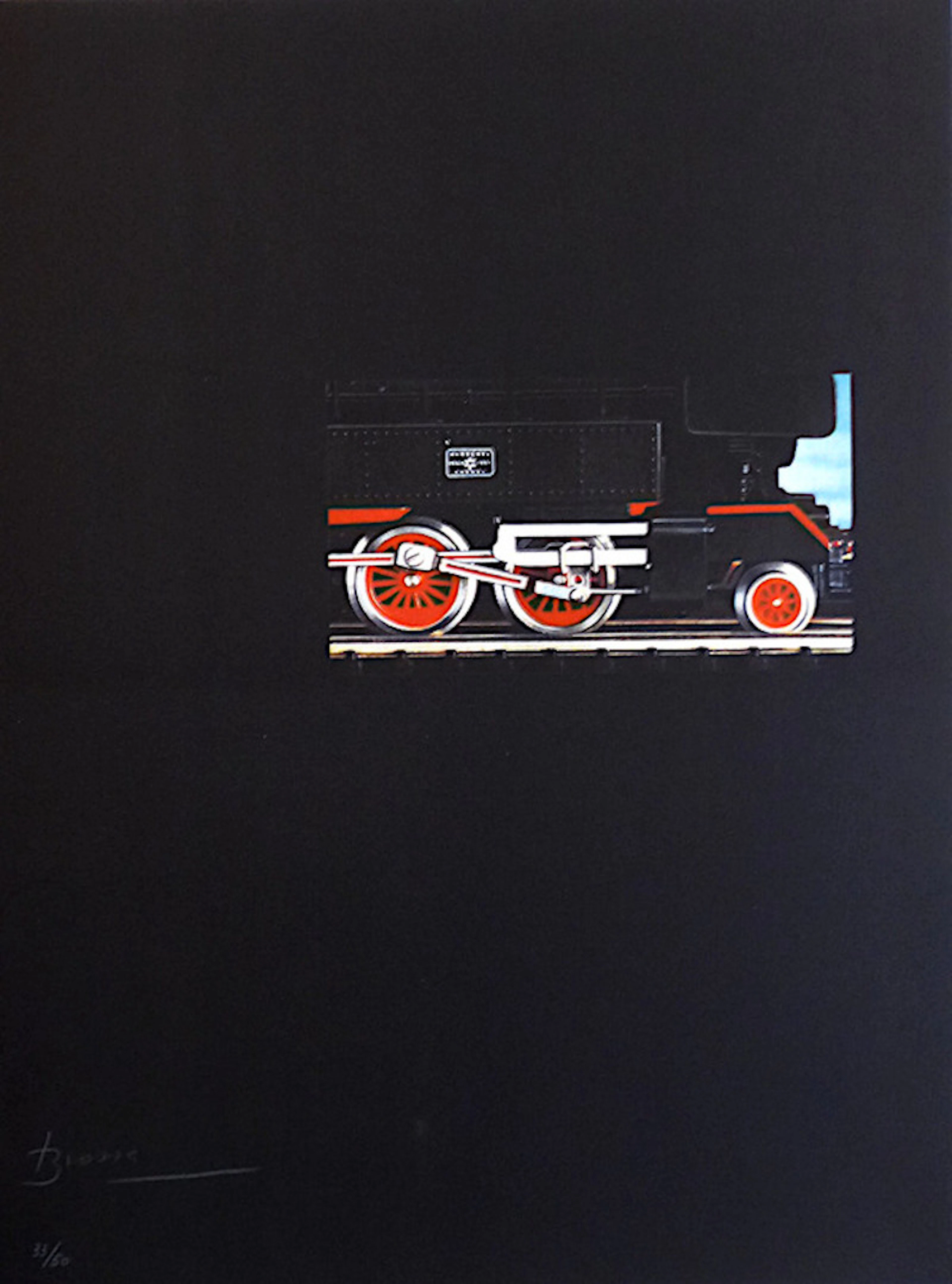 Joan BROSSA - Tunel, 1989 - Lithographie signée au crayon