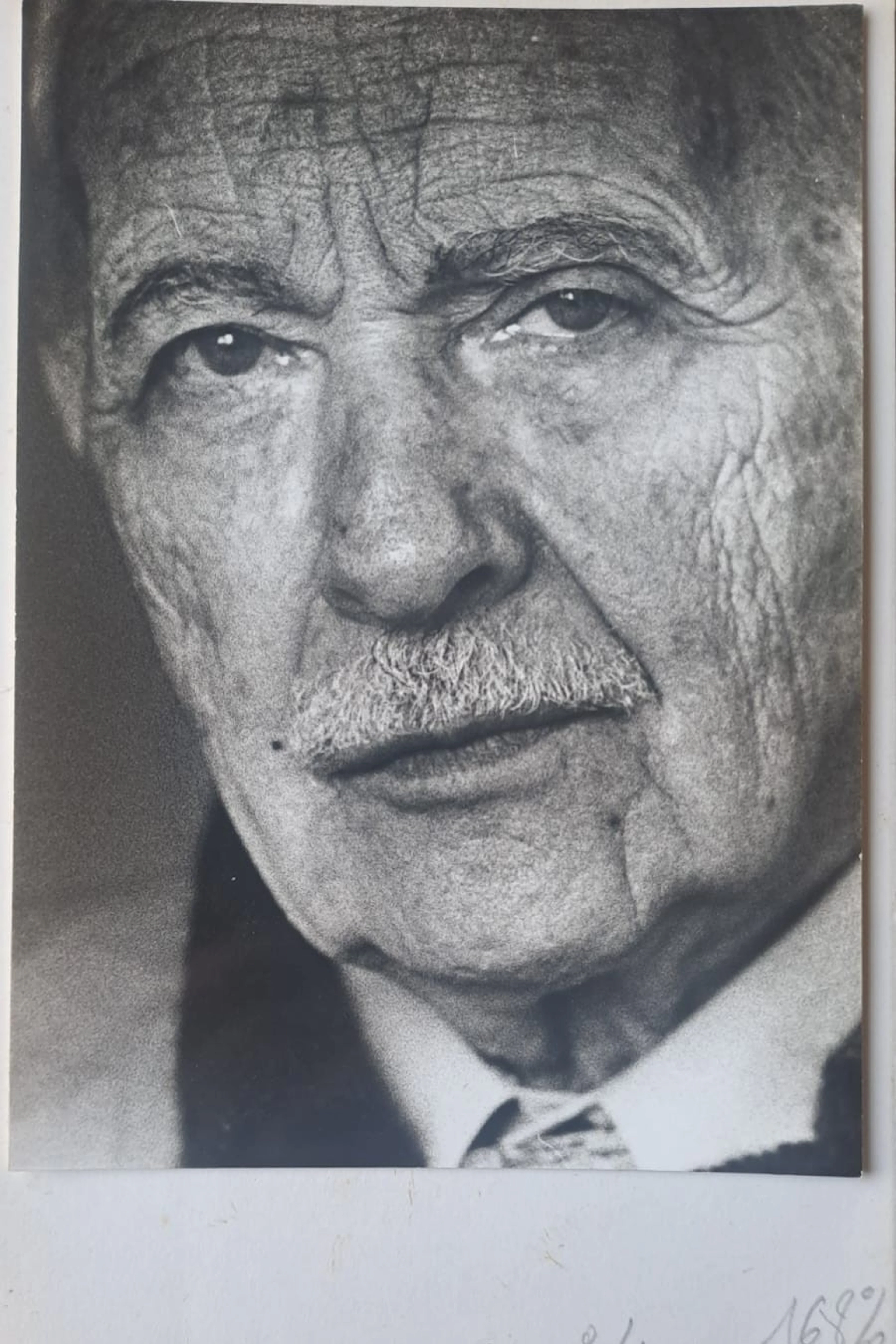 Daniel Wallard - Louis Aragon, 1978 - Tirage argentique