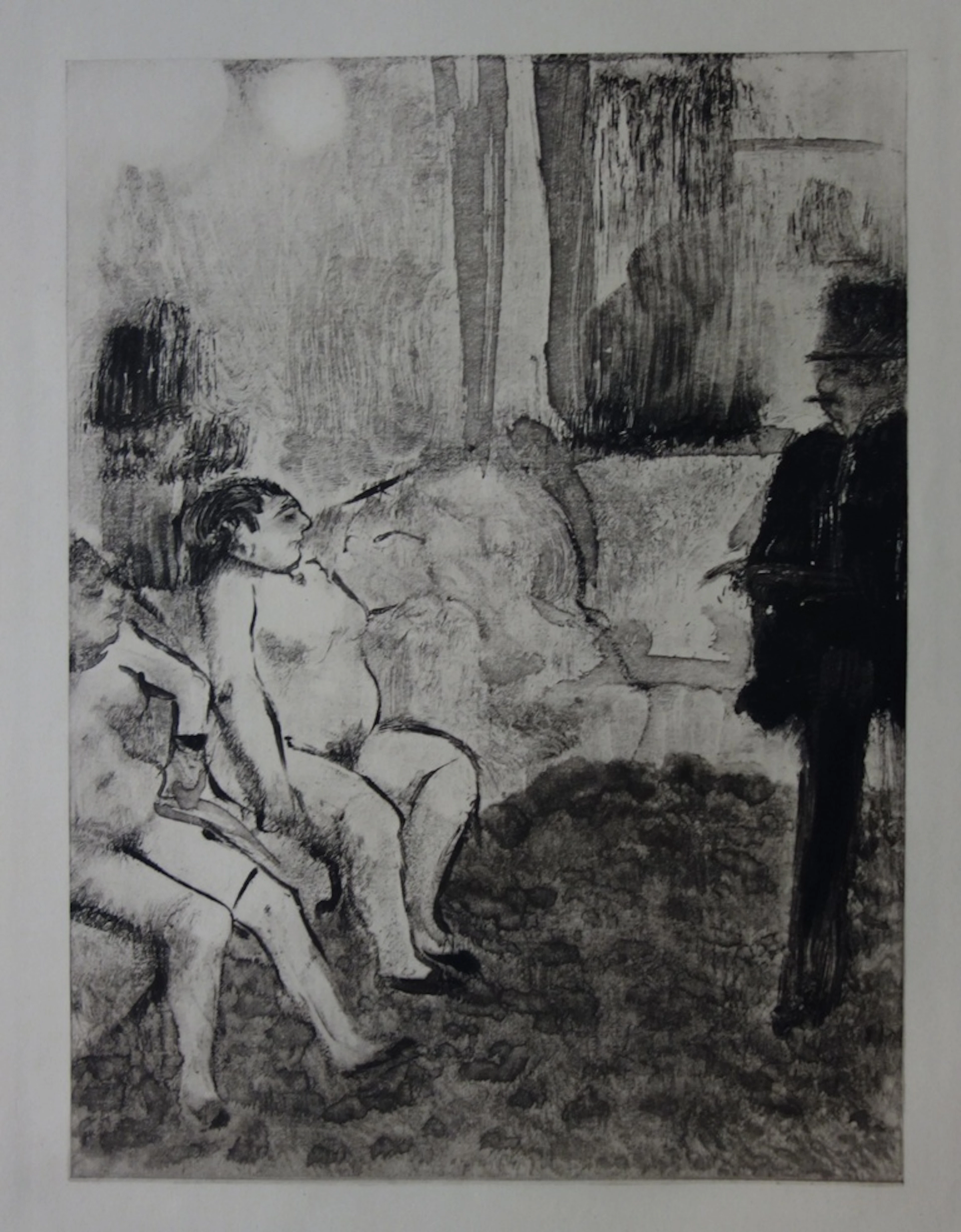 Edgar DEGAS : Un choix délicat - Gravure originale, 1935