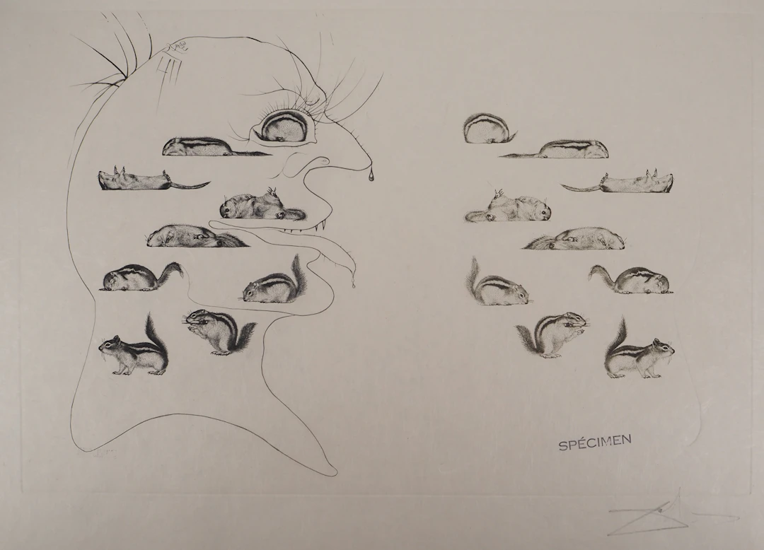 Salvador Dali - Dix Recettes d’Immortalité : Composition surréaliste