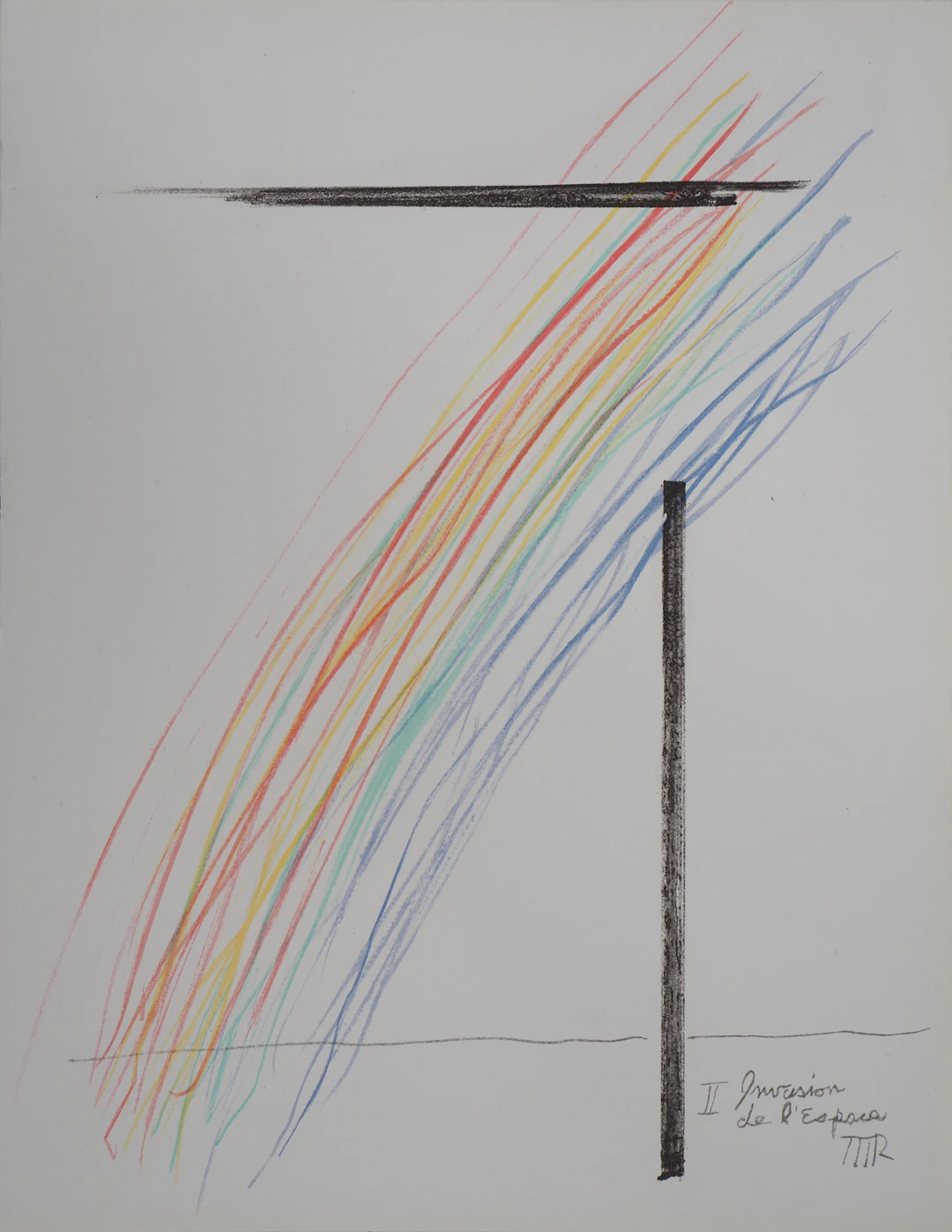 MAN RAY : Invasion de l’espace - Lithographie originale signée