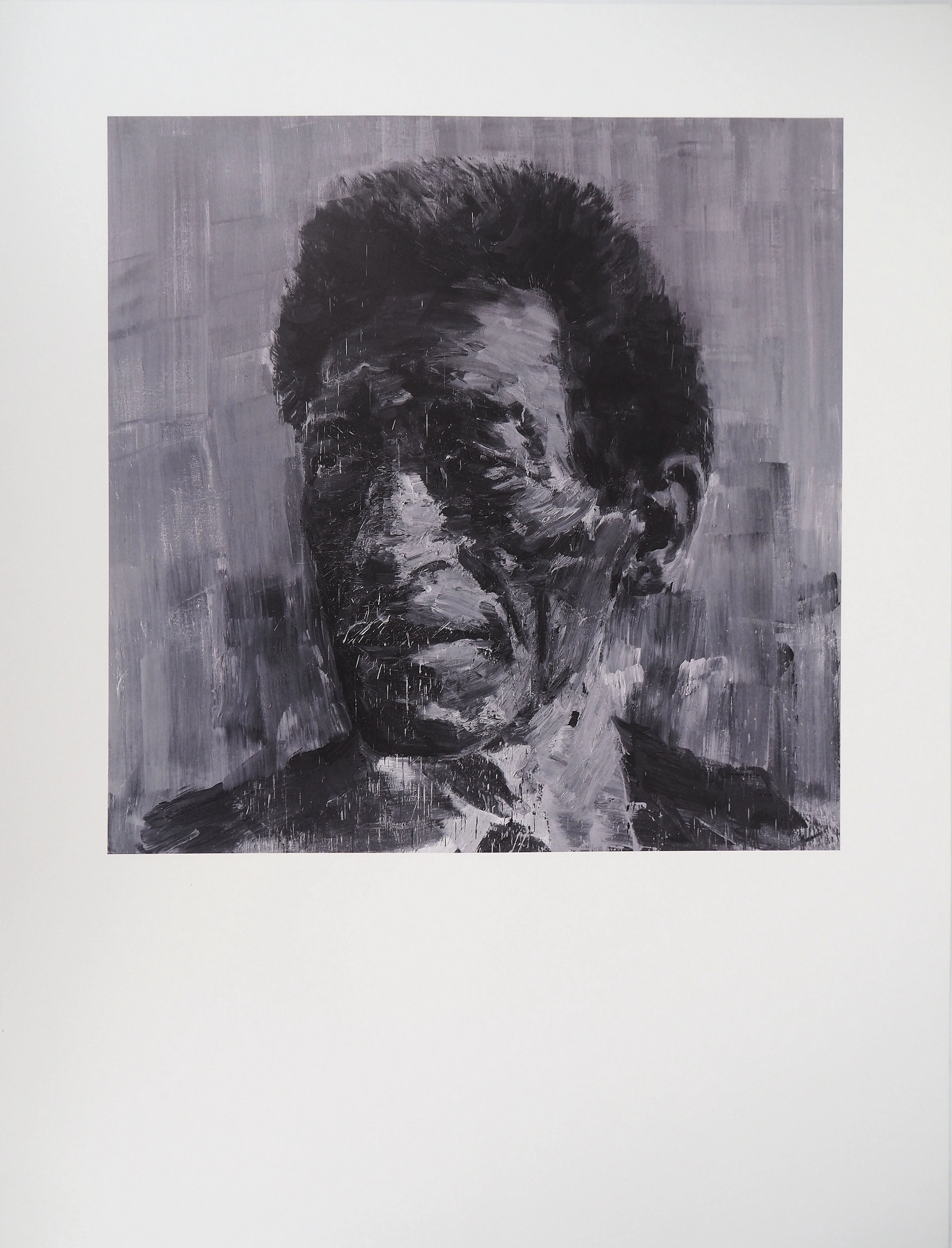 Yan PEI-MING - Portrait de Giacometti - Quadrichromie