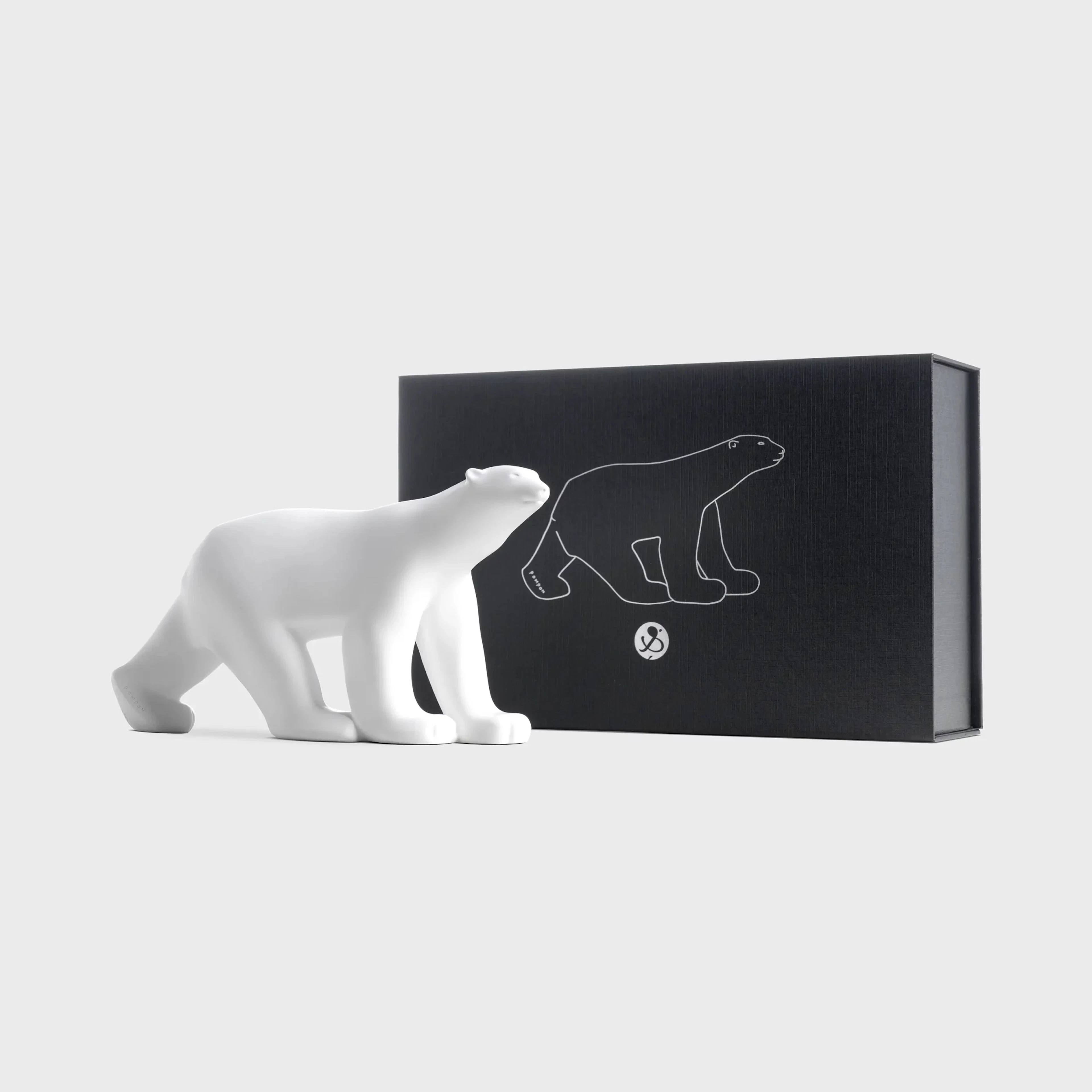 Francois Pompon - Ours Pompon 17cm - Sculpture en pierre reconstituée - 2024