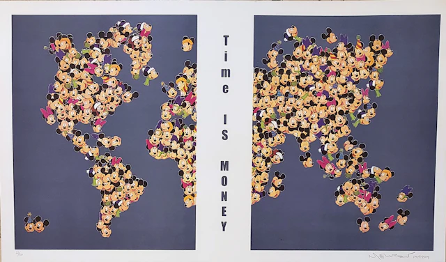 Nelson LEIRNER - Time is Money - Lithographie