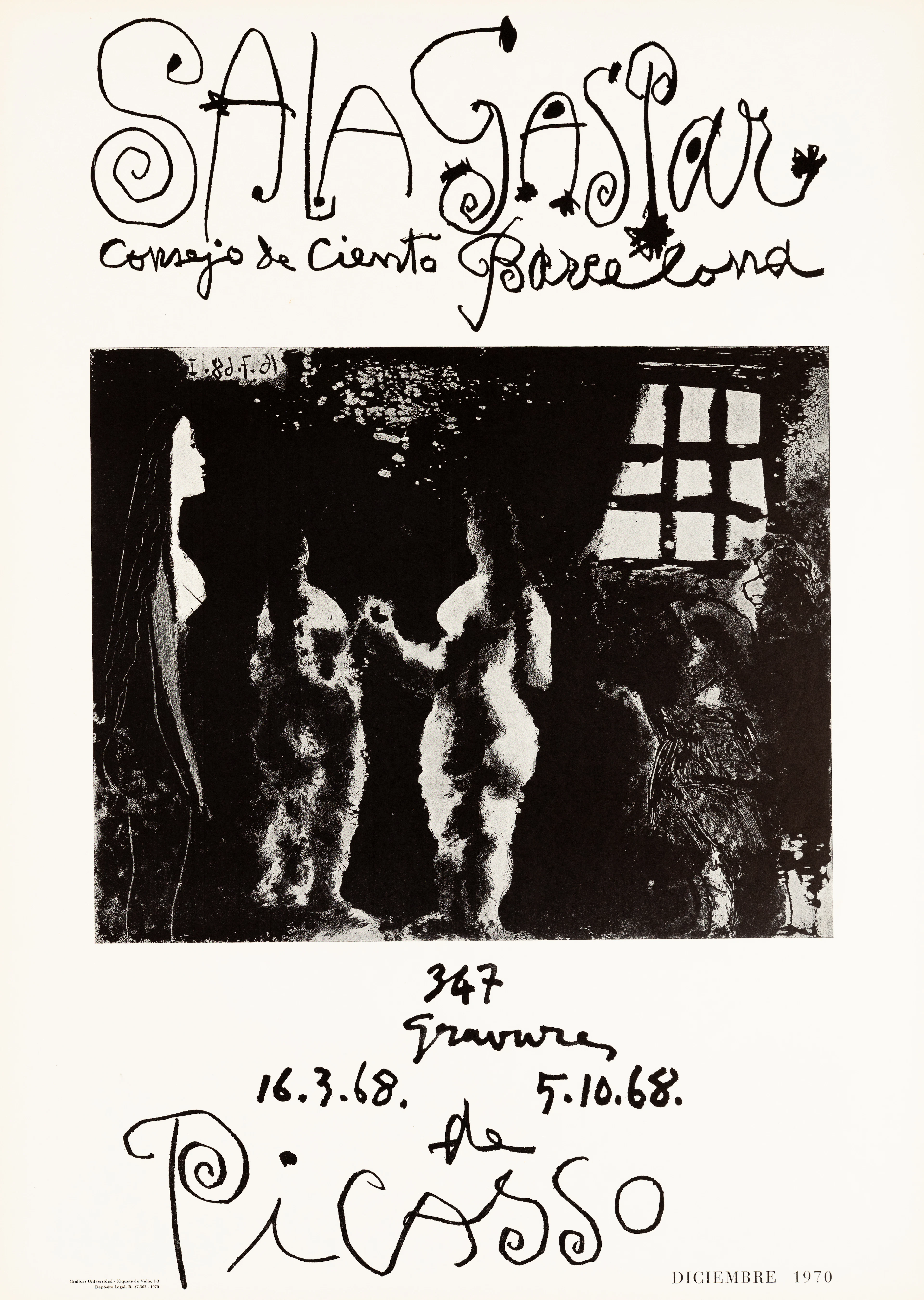 Pablo PICASSO : 347 Gravures - Lithographie originale