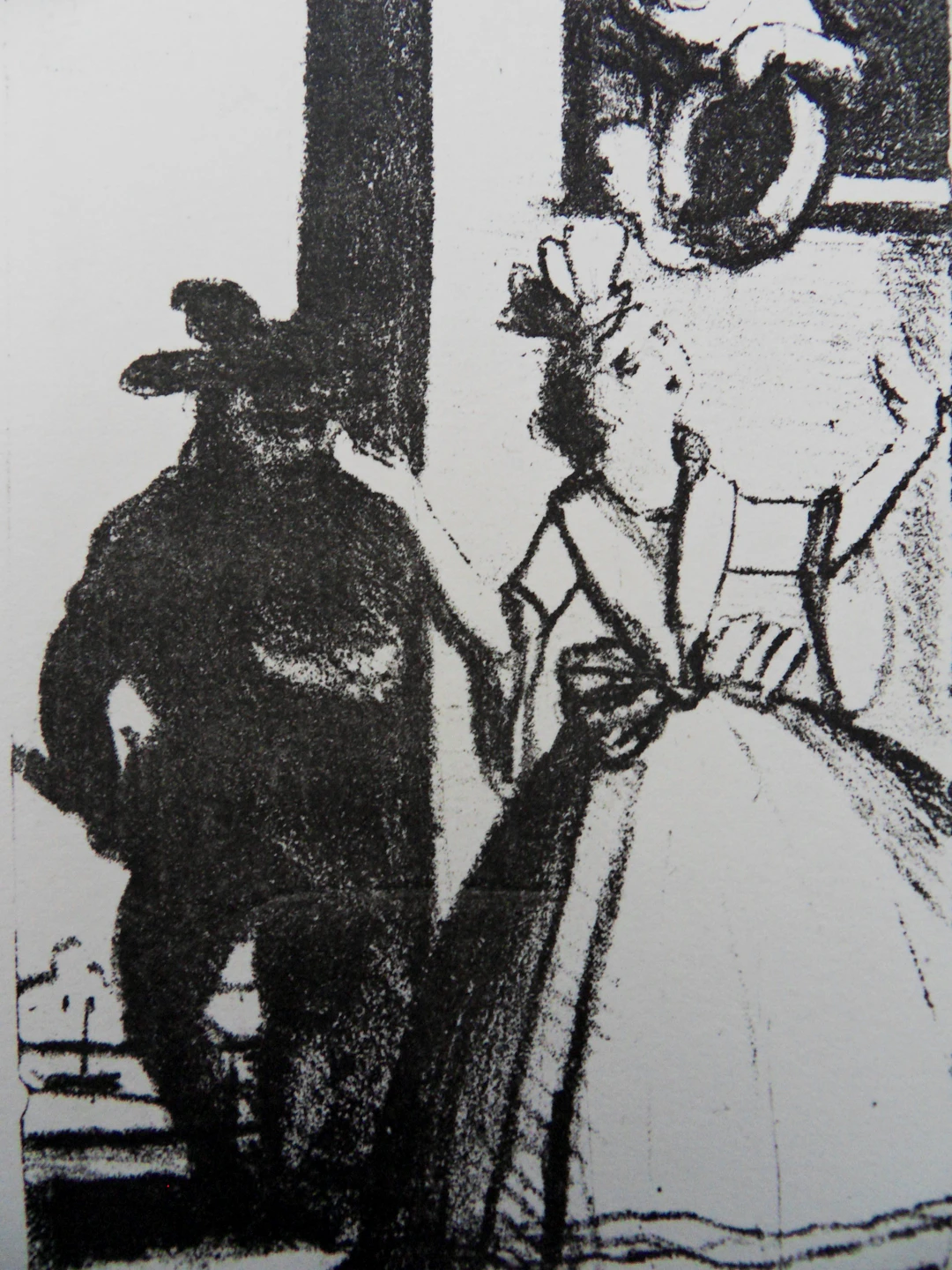 André DERAIN : Une femme s’exclamant - Lithographie originale signée
