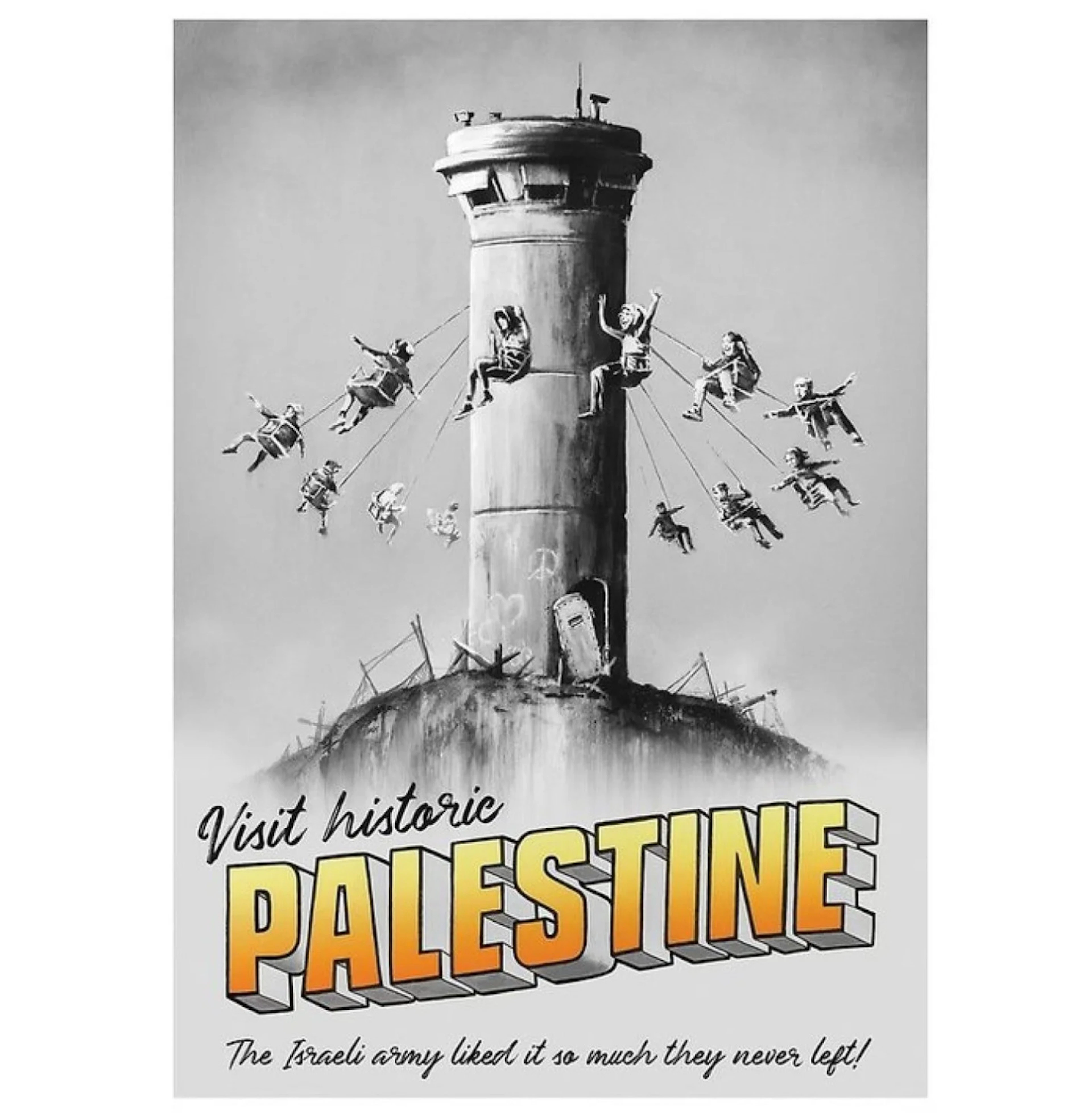 Banksy (d'après) - Visitez la Palestine historique, Hôtel Walled Off