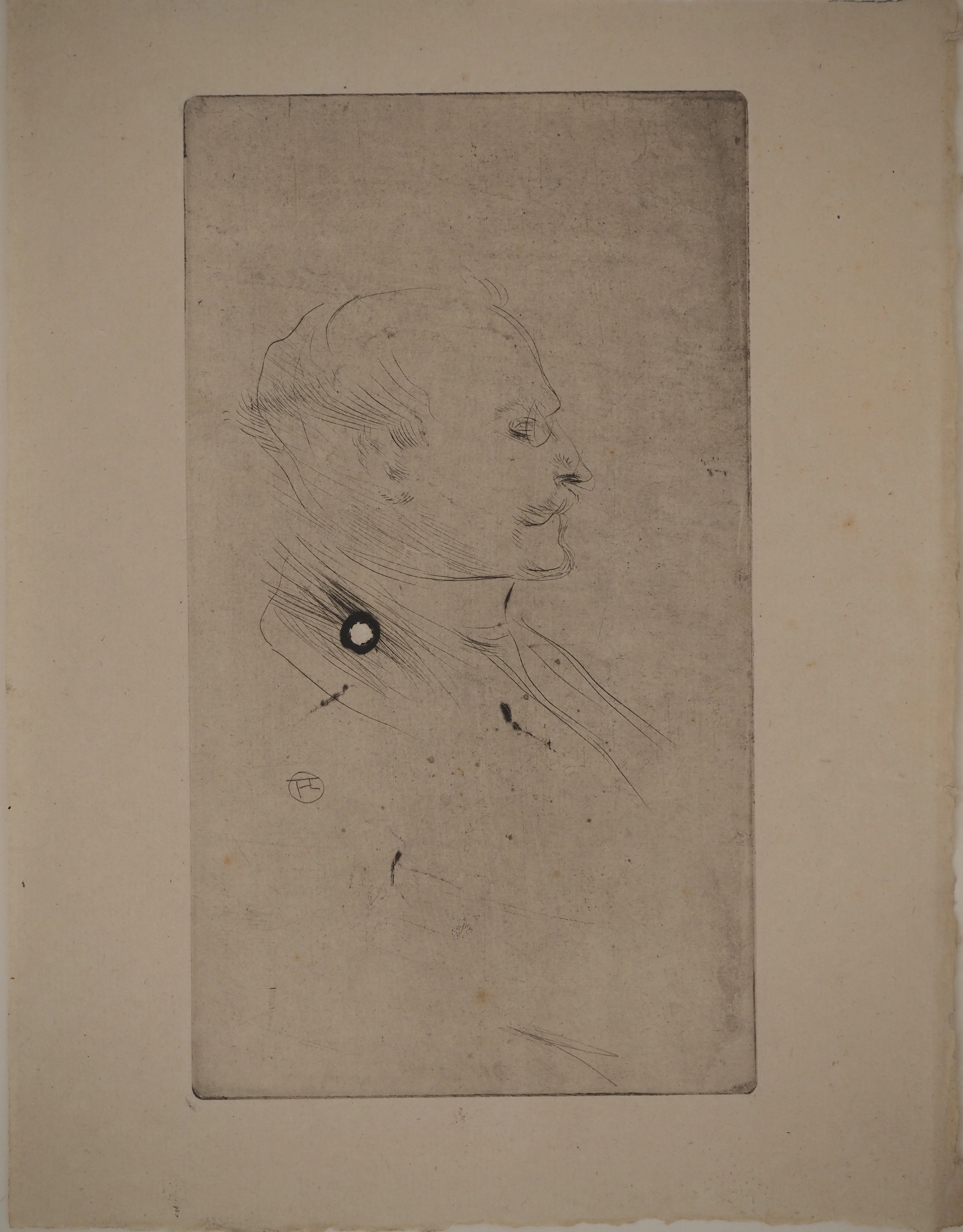 Henri de TOULOUSE LAUTREC : W.H.B. Sands éditeur, Gravure originale signée