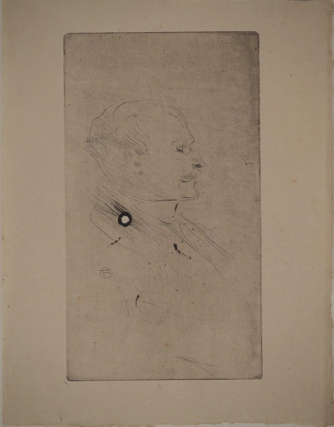 Henri de TOULOUSE LAUTREC : W.H.B. Sands éditeur, Gravure originale signée