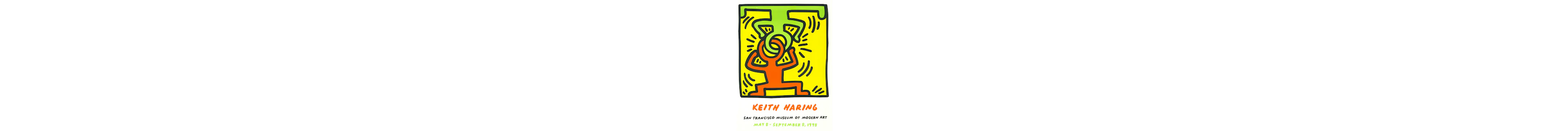 Keith HARING (d’après) - San Francisco Museum, 1998 - Impression offset