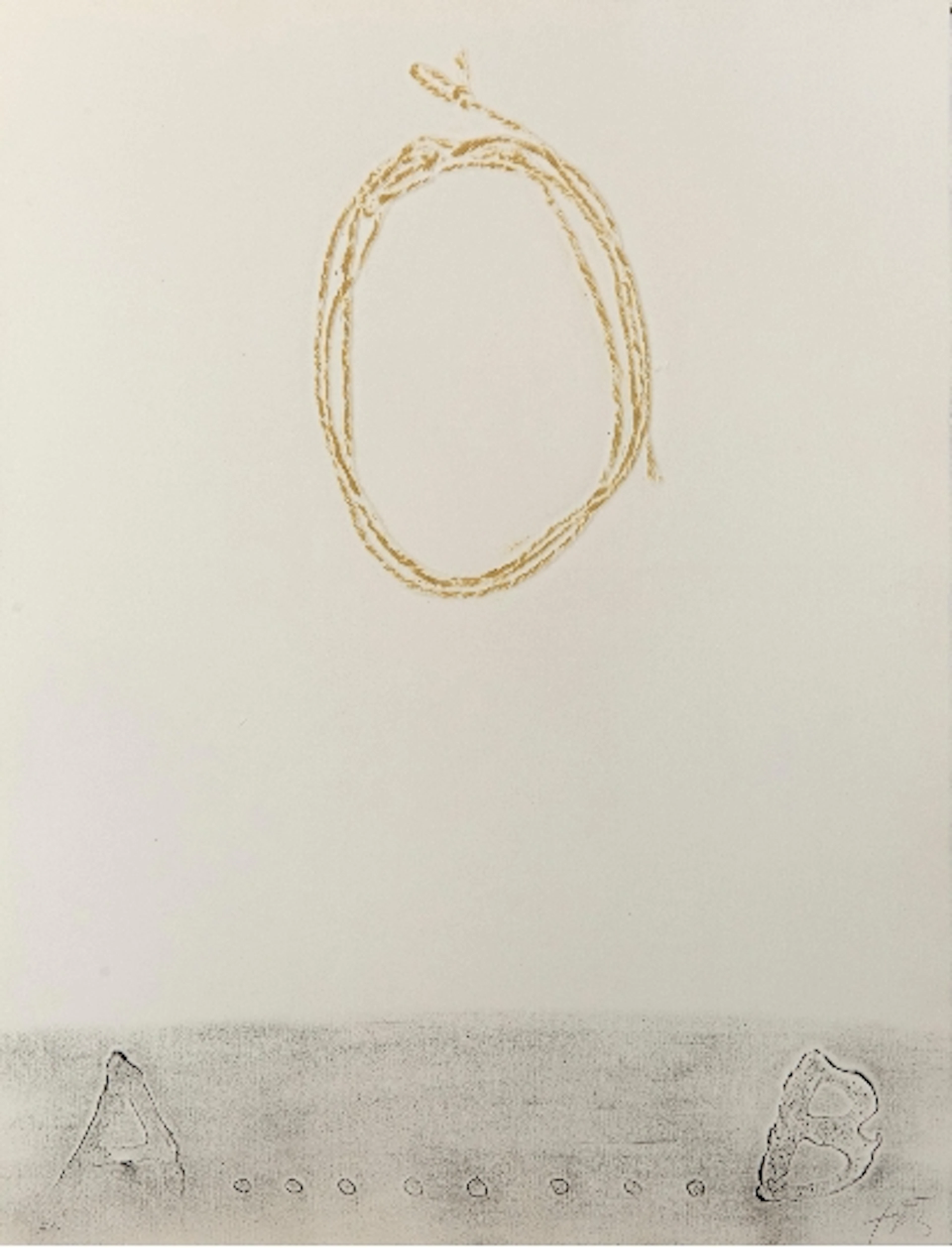 Antoni TAPIES - Cordill, 1971, Gravure signée et numérotée