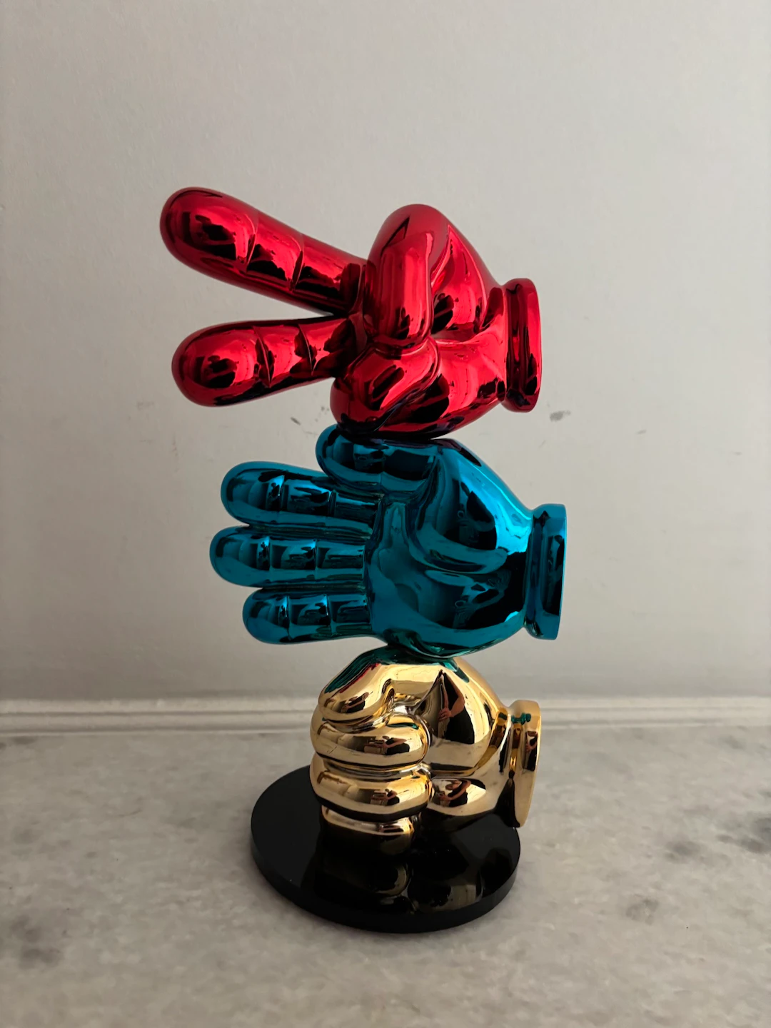 Sagrasse - Rock Paper Scissor - sculpture en Résine