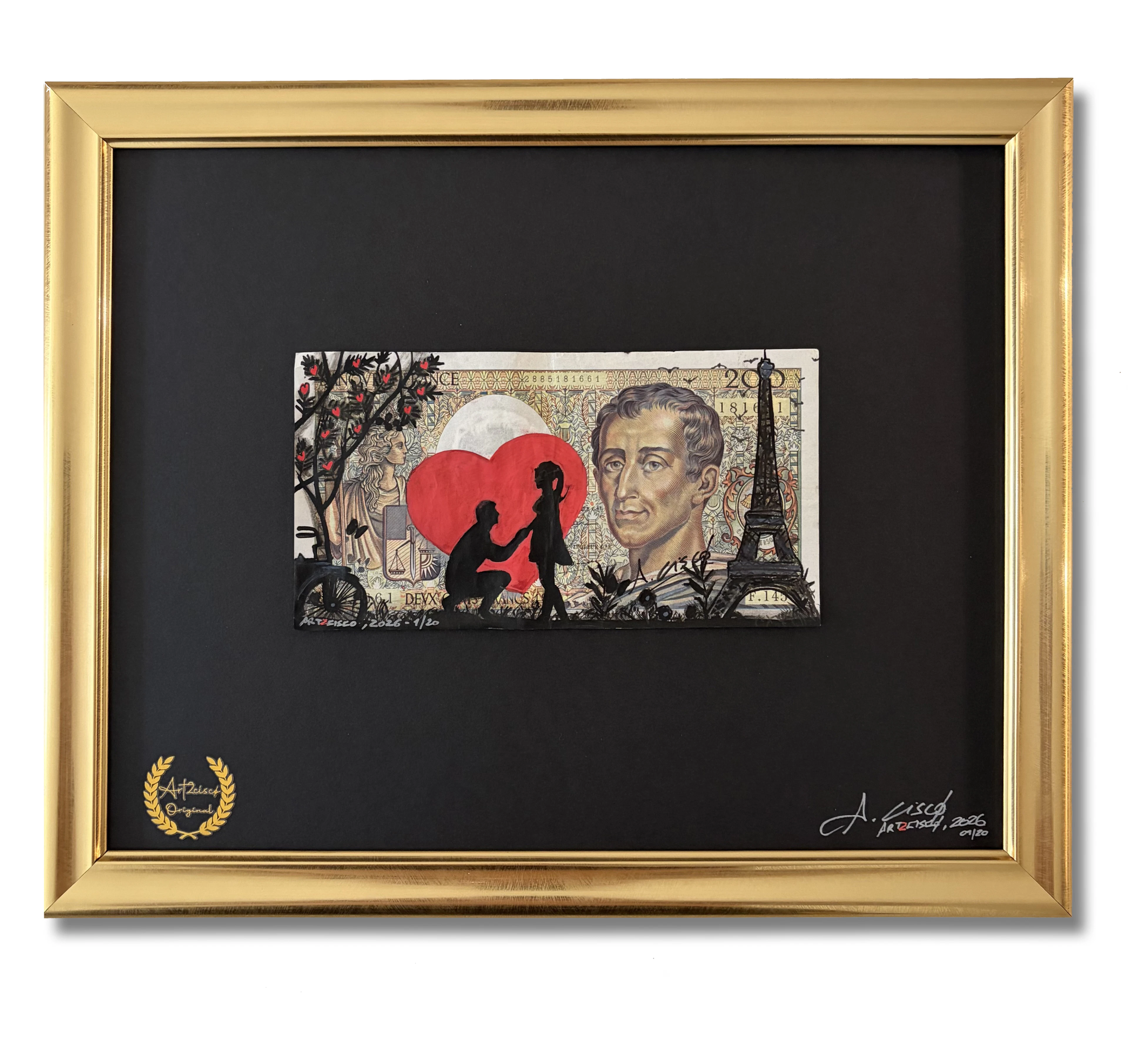 Cisco - PASSION, 2026 - Acrylique sur billet