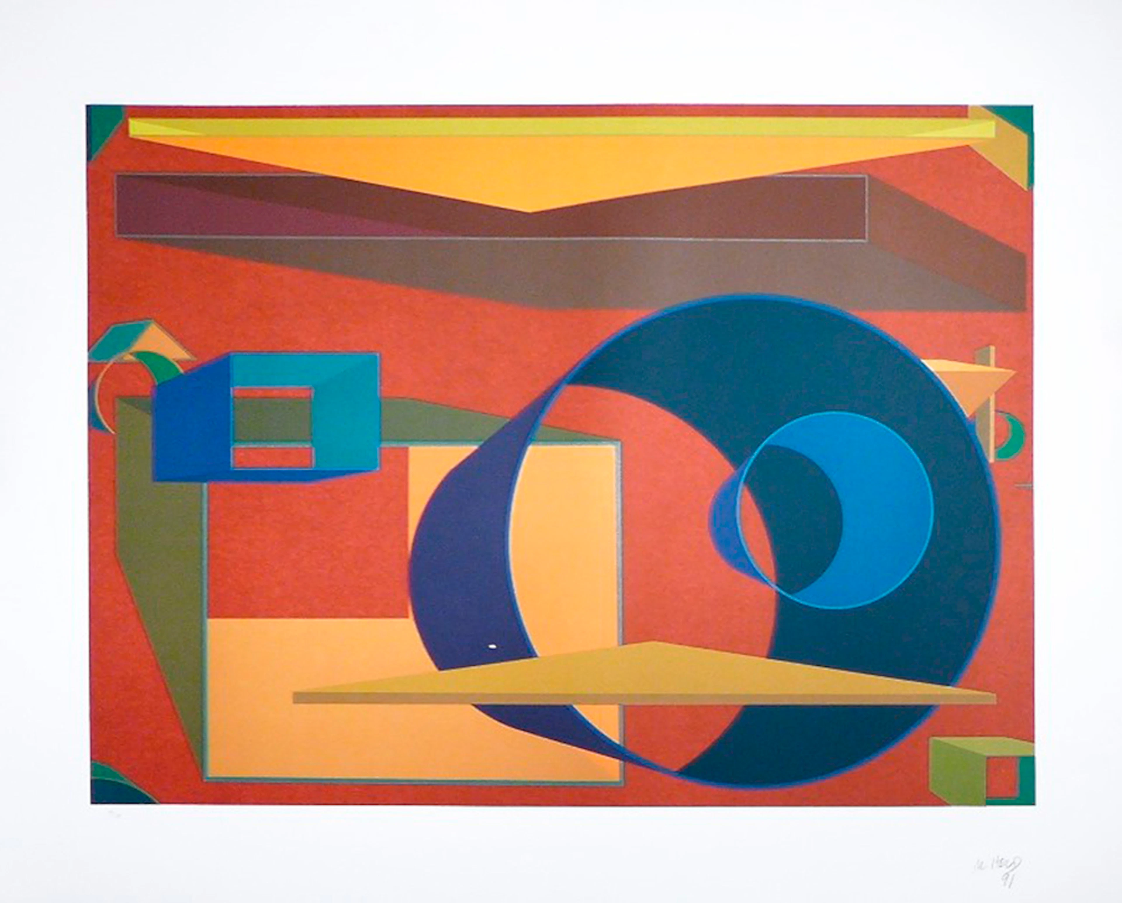 Al Held (1928-2005) - Pradorama, 1991, Lithographie