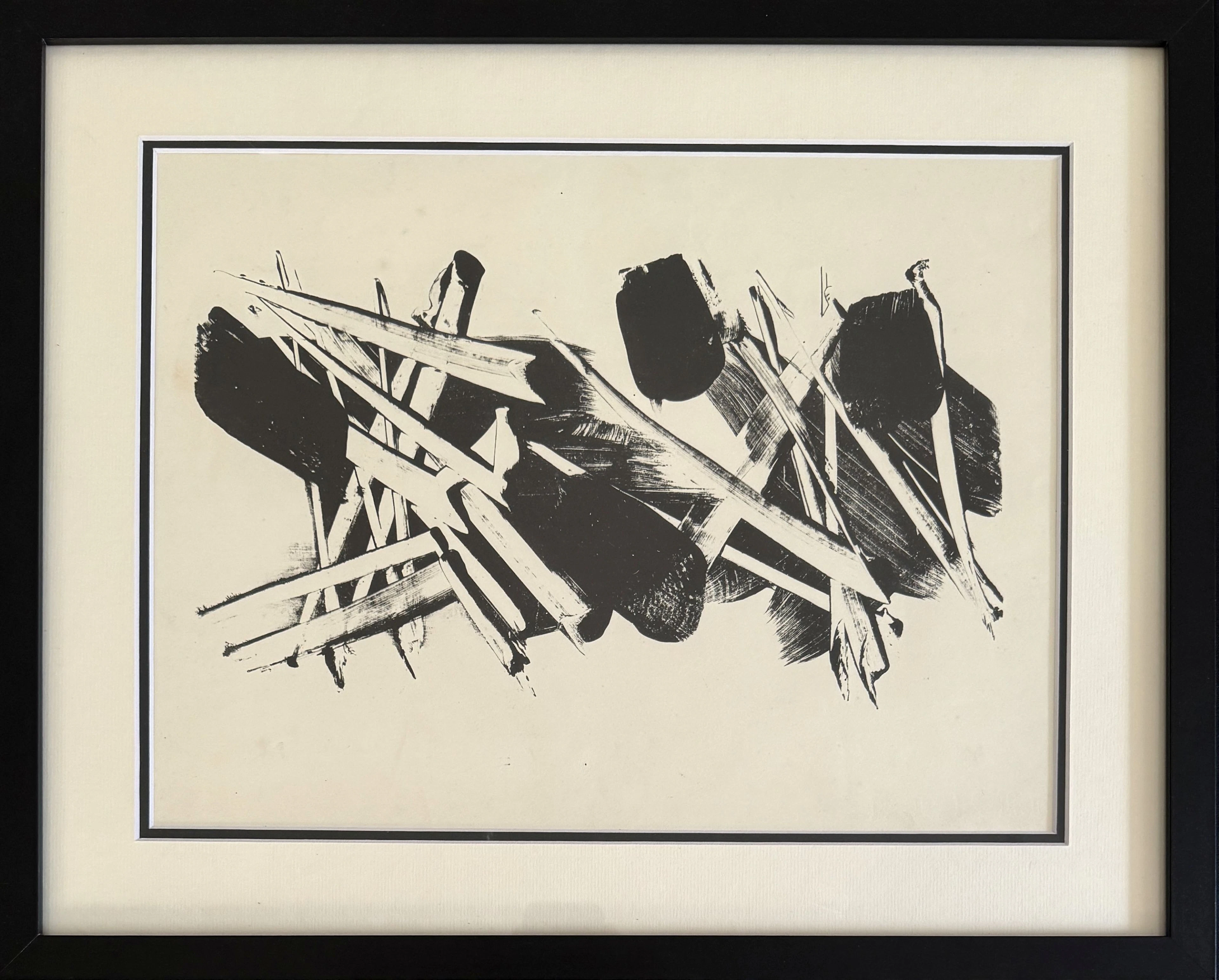 Pierre SOULAGES - Depaysages II - Lithographie originale épreuve d’essai