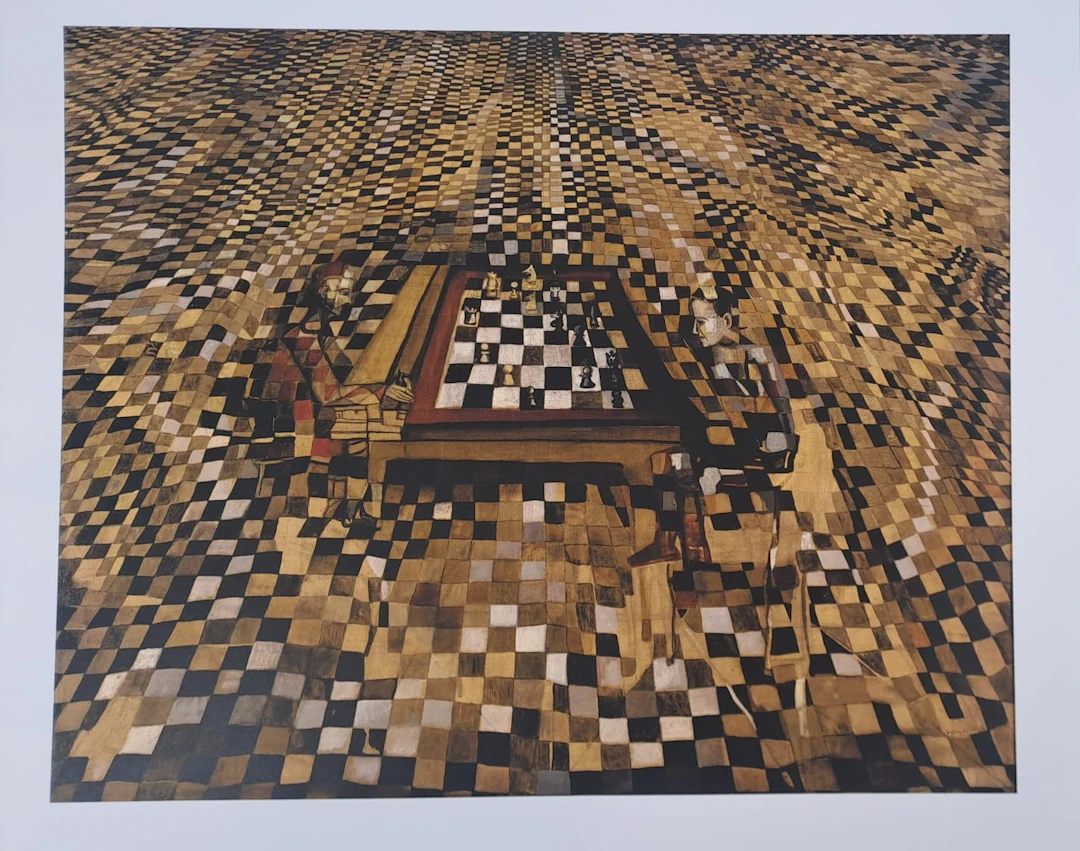 Maria Helena Vieira da Silva (d’après) - La partie d’échecs - Affiche