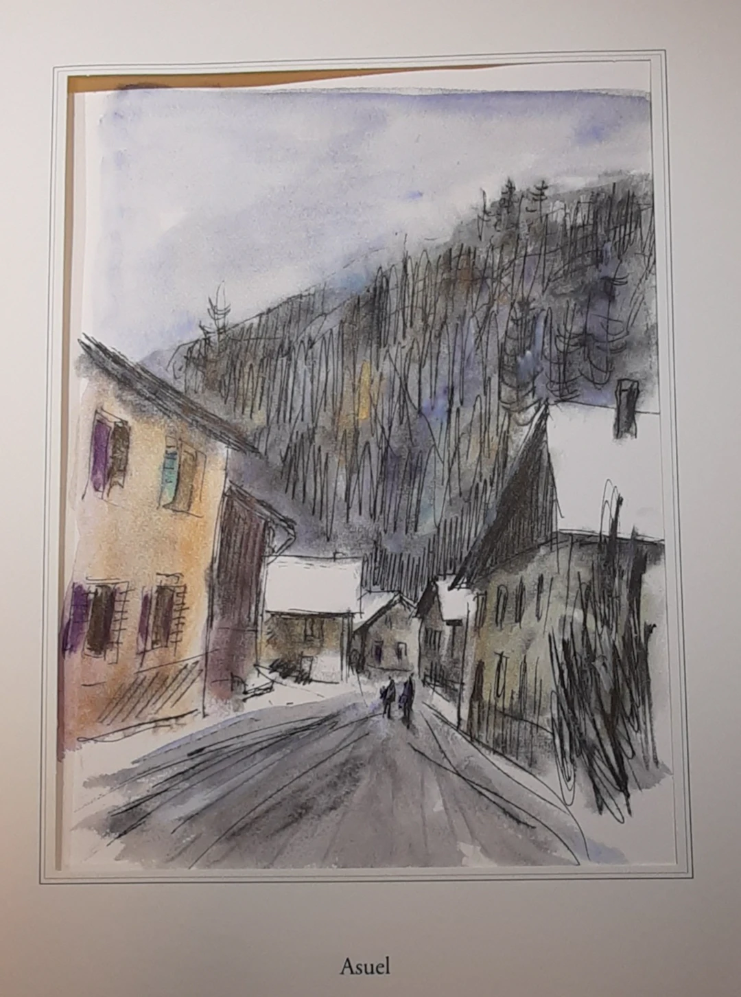Jean Pierre REMON - Asuel, 2011 - Aquarelle signée