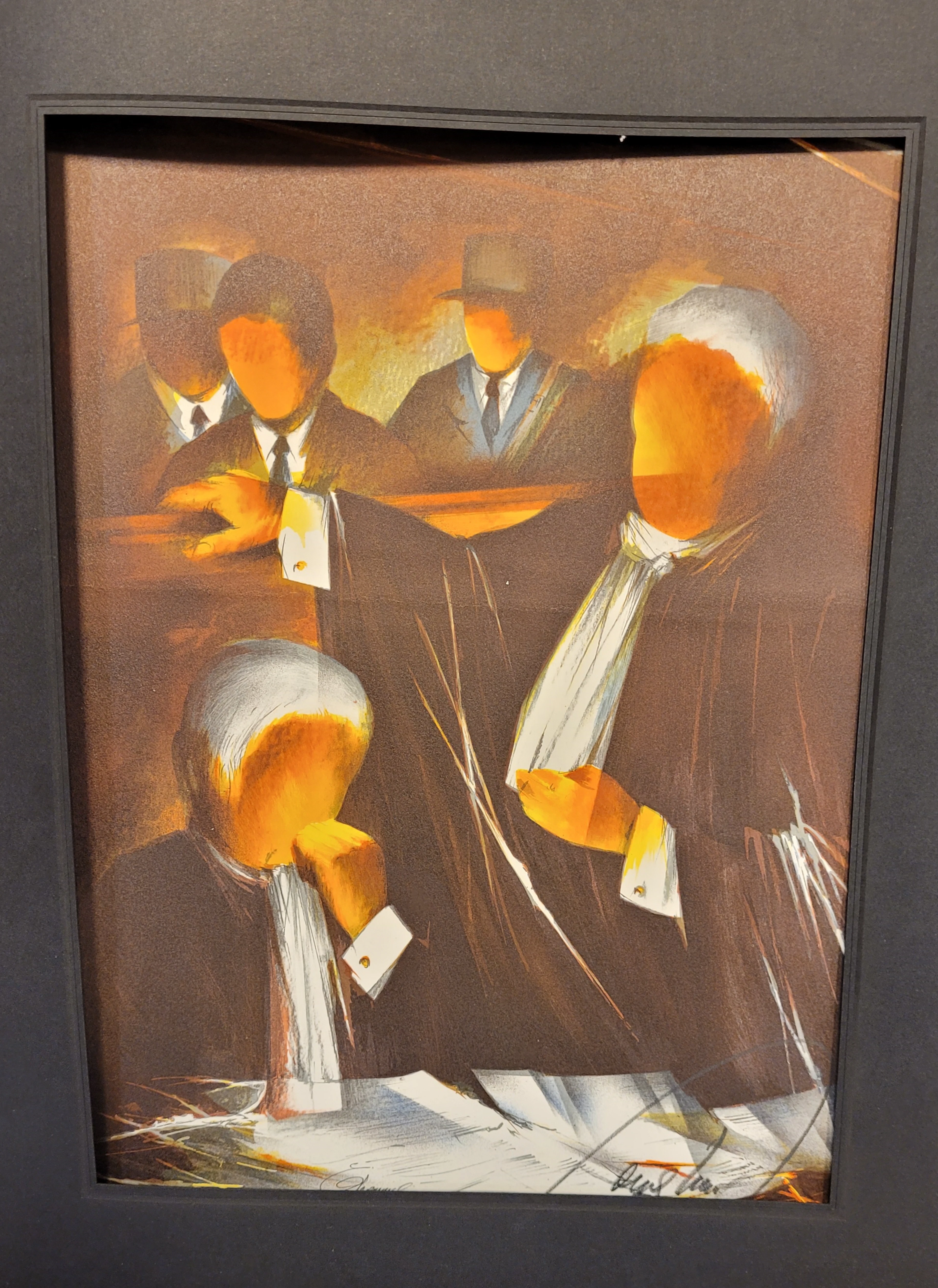 Raymond POULET - Les Vieux Métiers - L’Avocat, 1975 - Lithographie