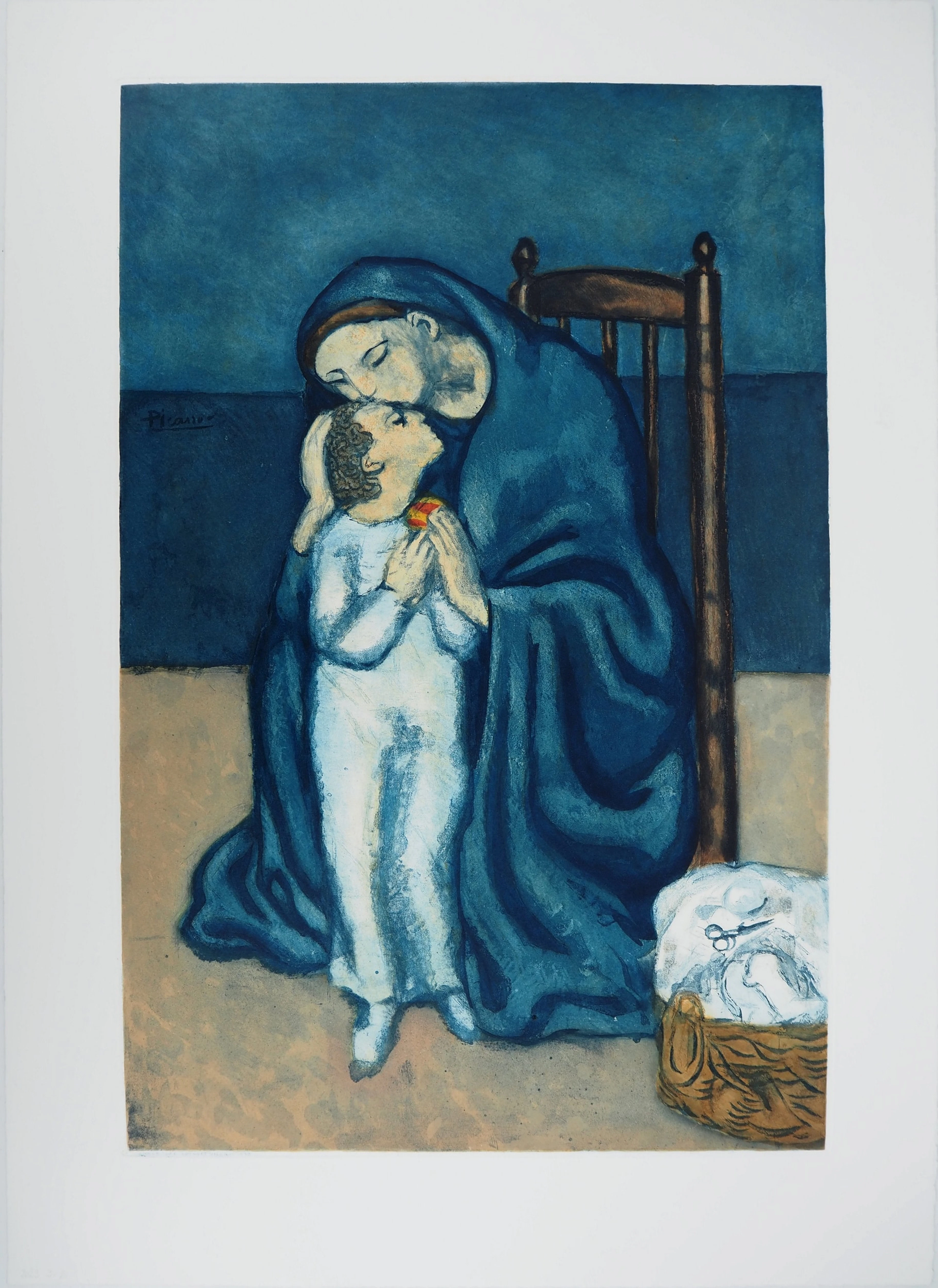 Pablo Picasso - Maternité - Gravure signée