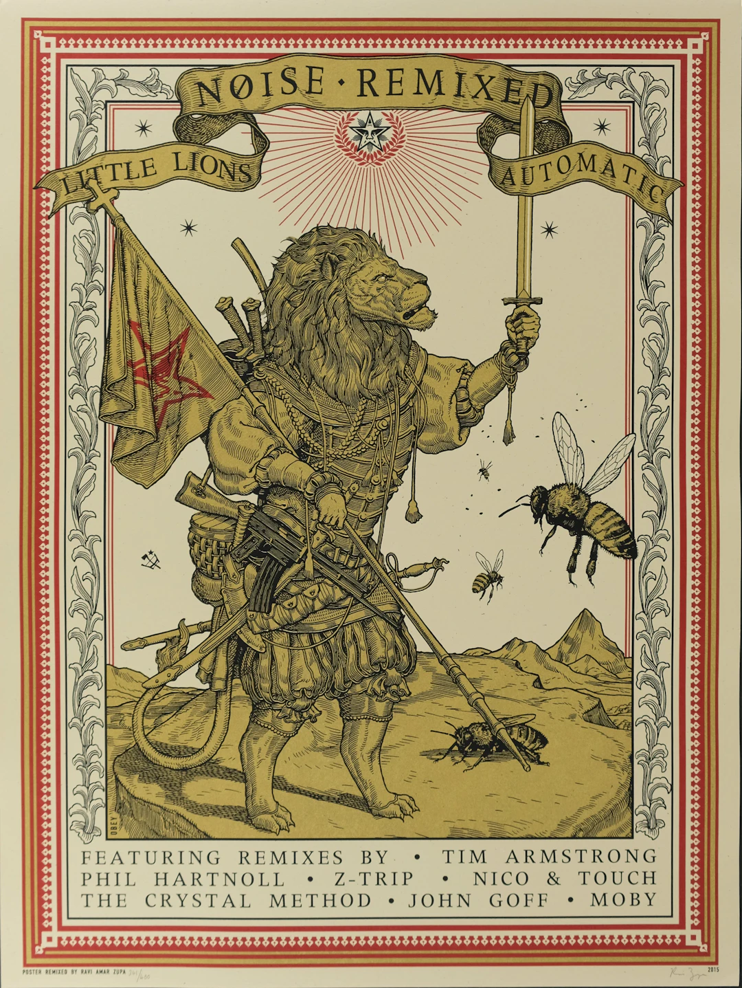 Ravi ZUPA : Noise Remixed - Lithographie originale signée