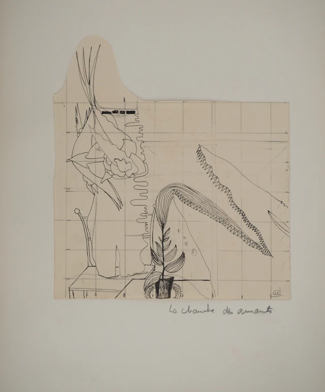 Jean-Claude SILBERMANN : Enseignes sournoises, L’animal marin, Dessin