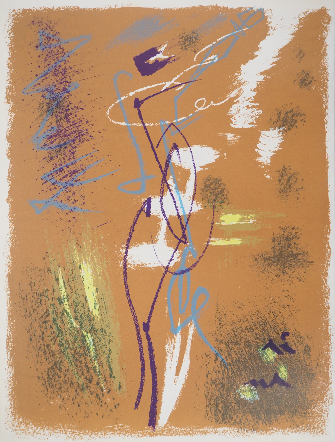 Andre MASSON : Nymphe des eaux, 1964 - Lithographie originale signée