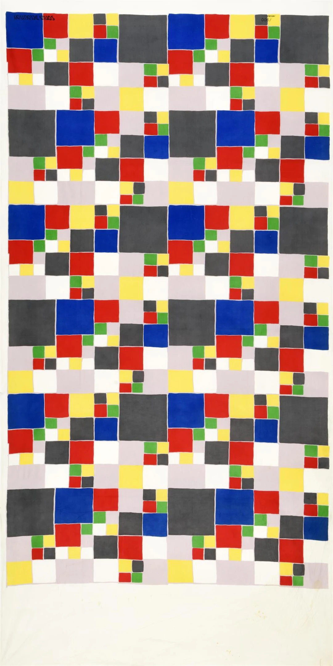 Sonia Delaunay - Polychrome de carrés - Sérigraphie