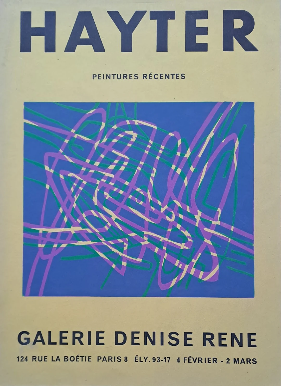 Stanley William Hayter - Composition - Affiche originale d’époque, 1955