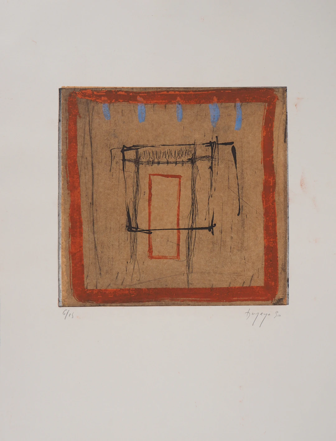 Didier HAGEGE : Ouverture - Gravure originale signée