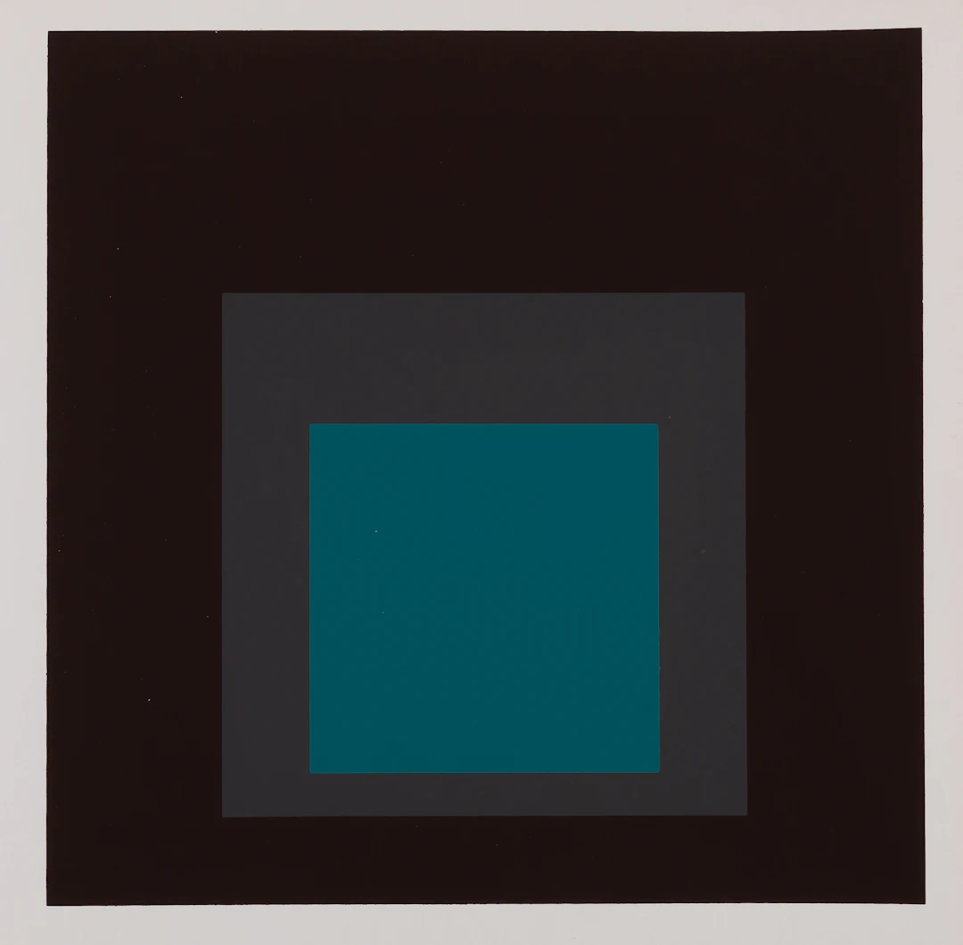Josef ALBERS : Homage to the square, Set Off - Sérigraphie en couleurs
