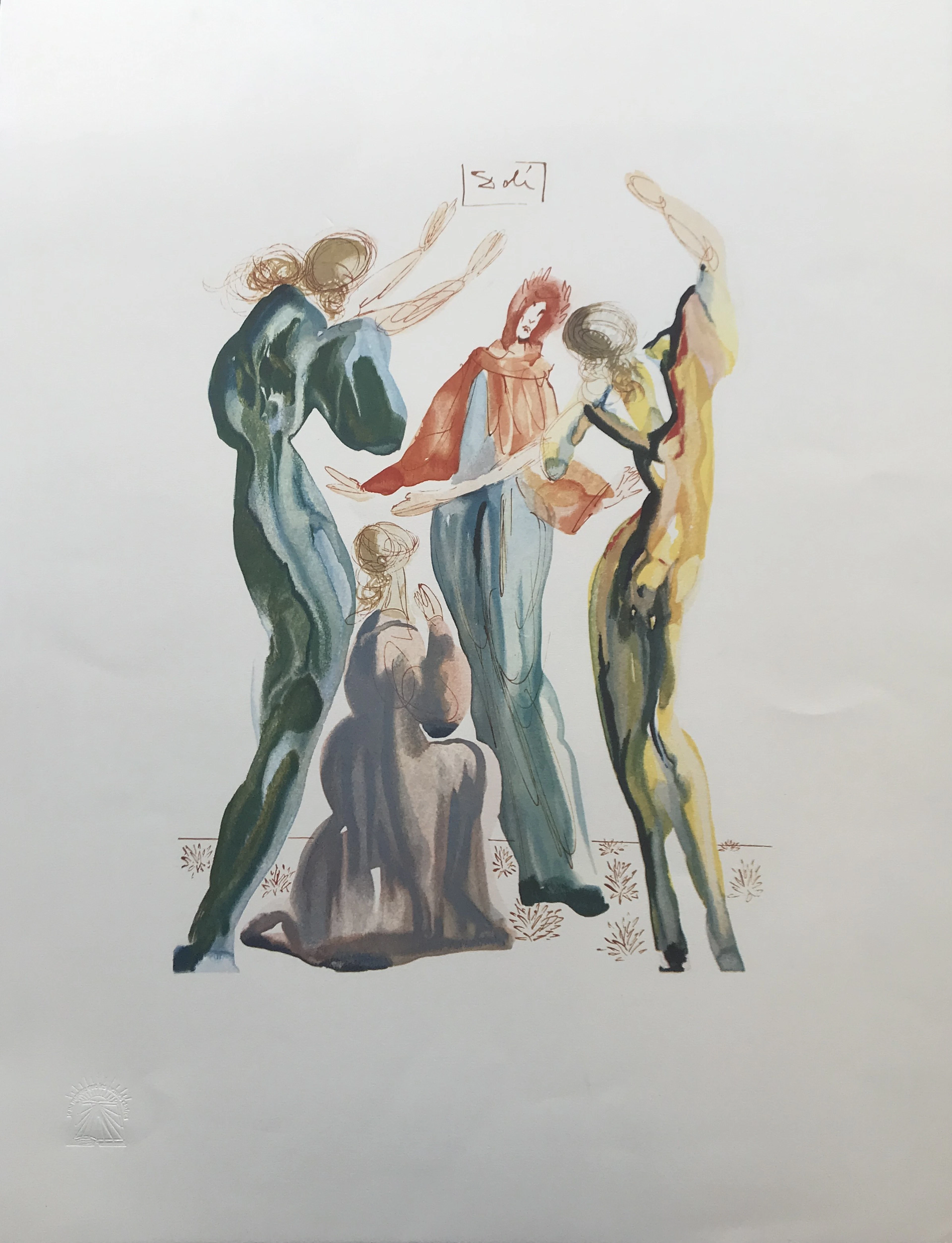 Salvador DALI - La Danse, lithographie