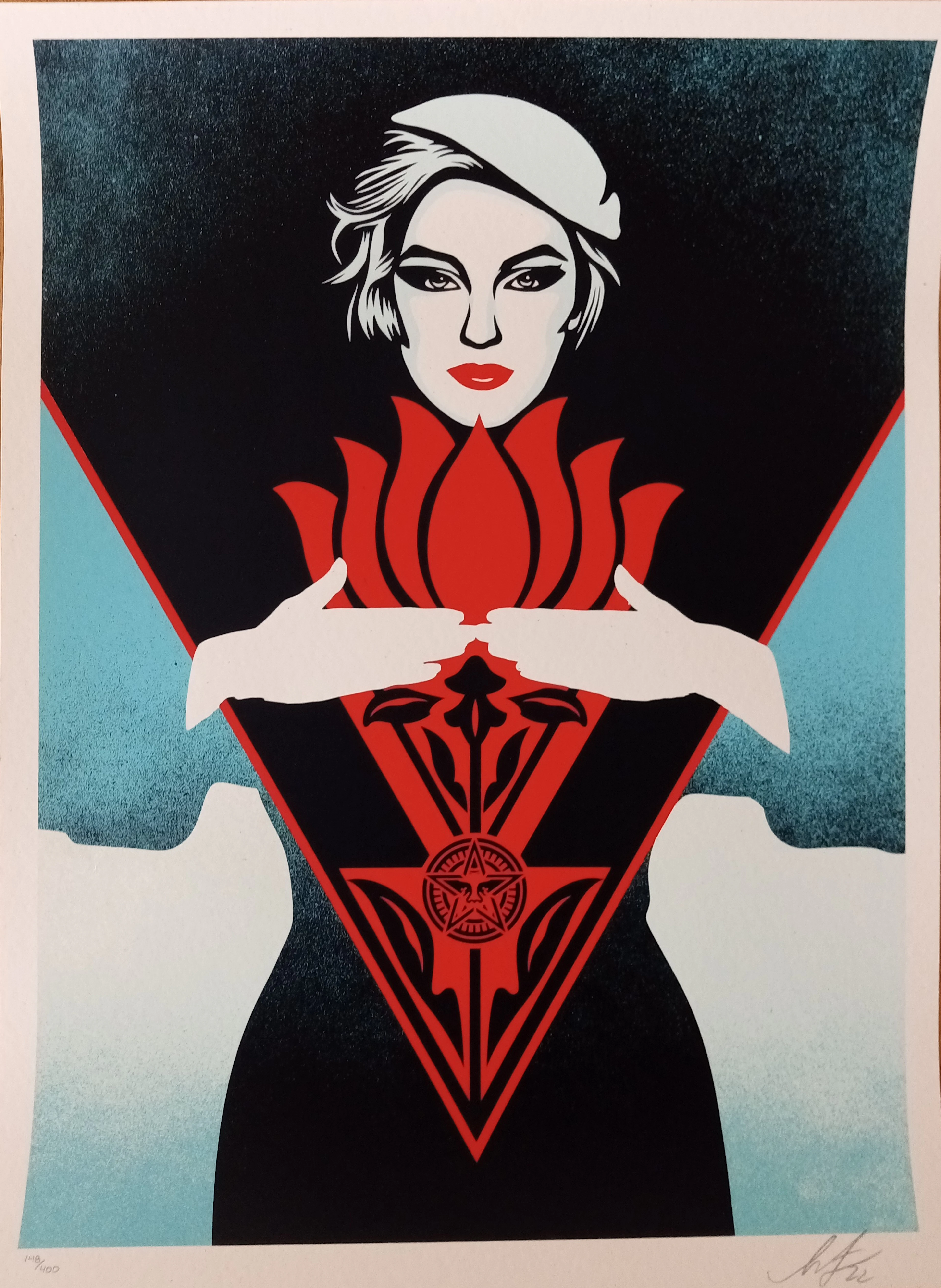 Shepard FAIREY (Obey) - Paul McCartney Change Begins (Red) 2009 -