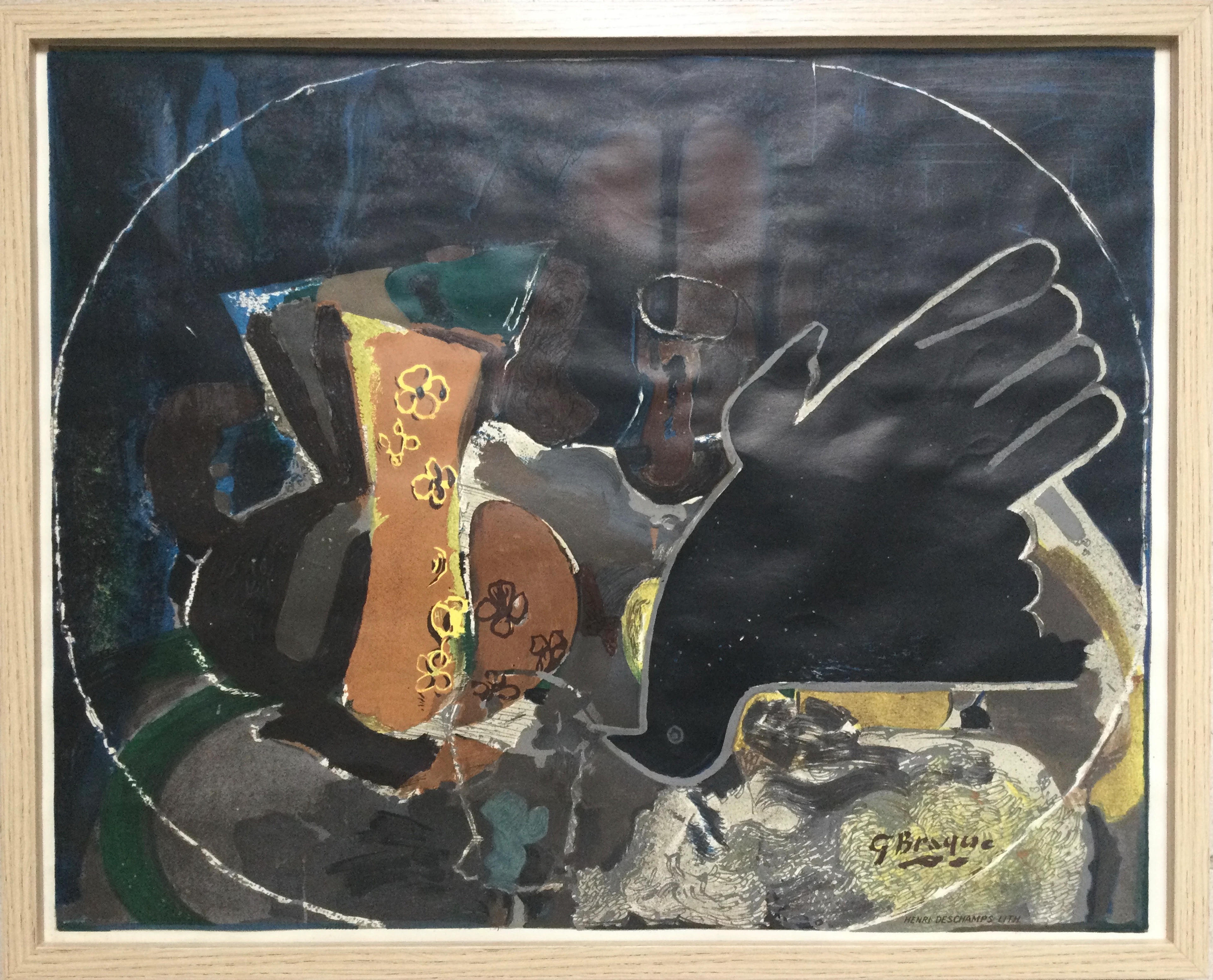 Georges BRAQUE (d’après) - Nature morte, Hommage à Georges Braque