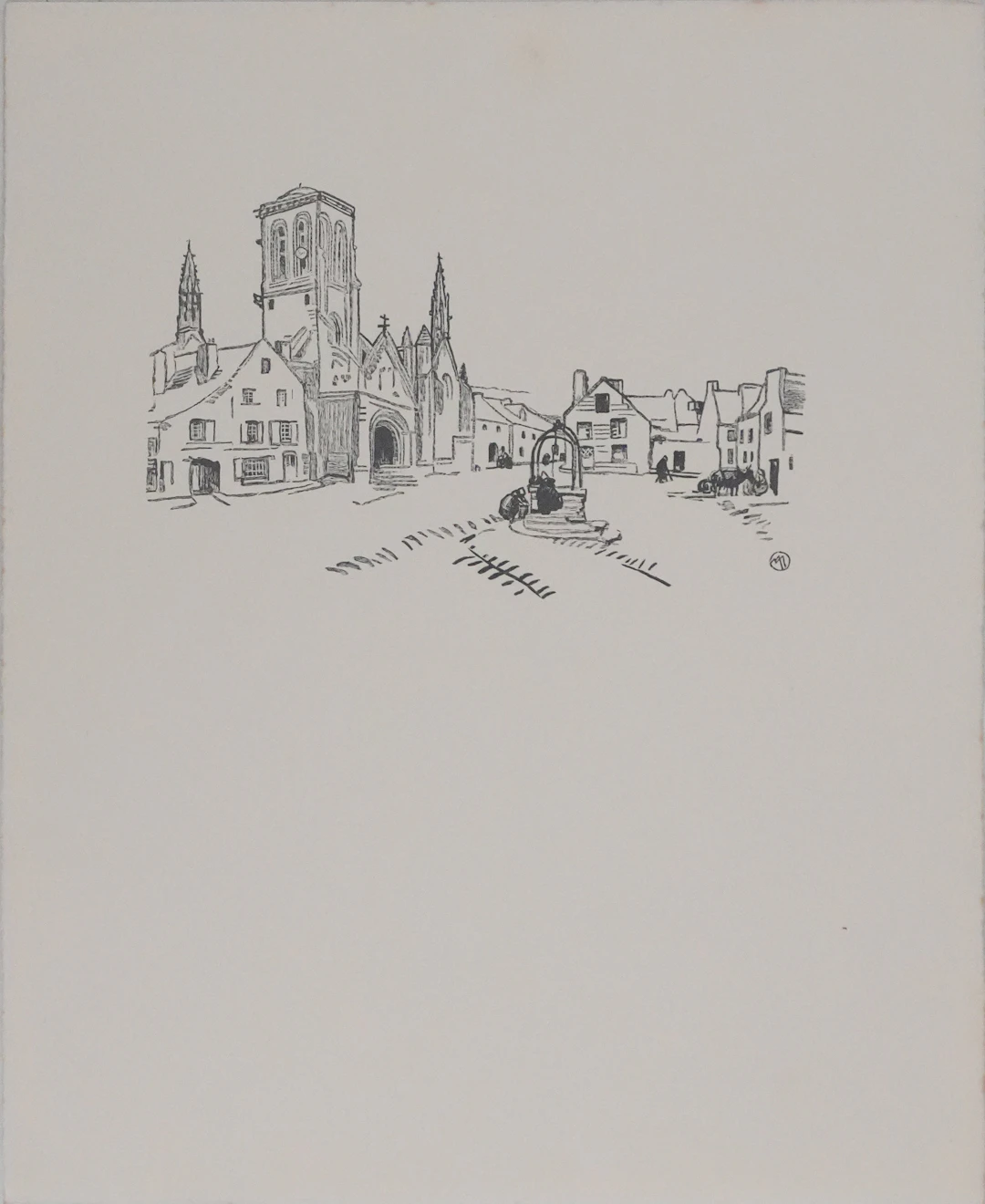 Mathurin MEHEUT : Bretagne, Bretagne, Eglise de Saint Ronan à Locronan