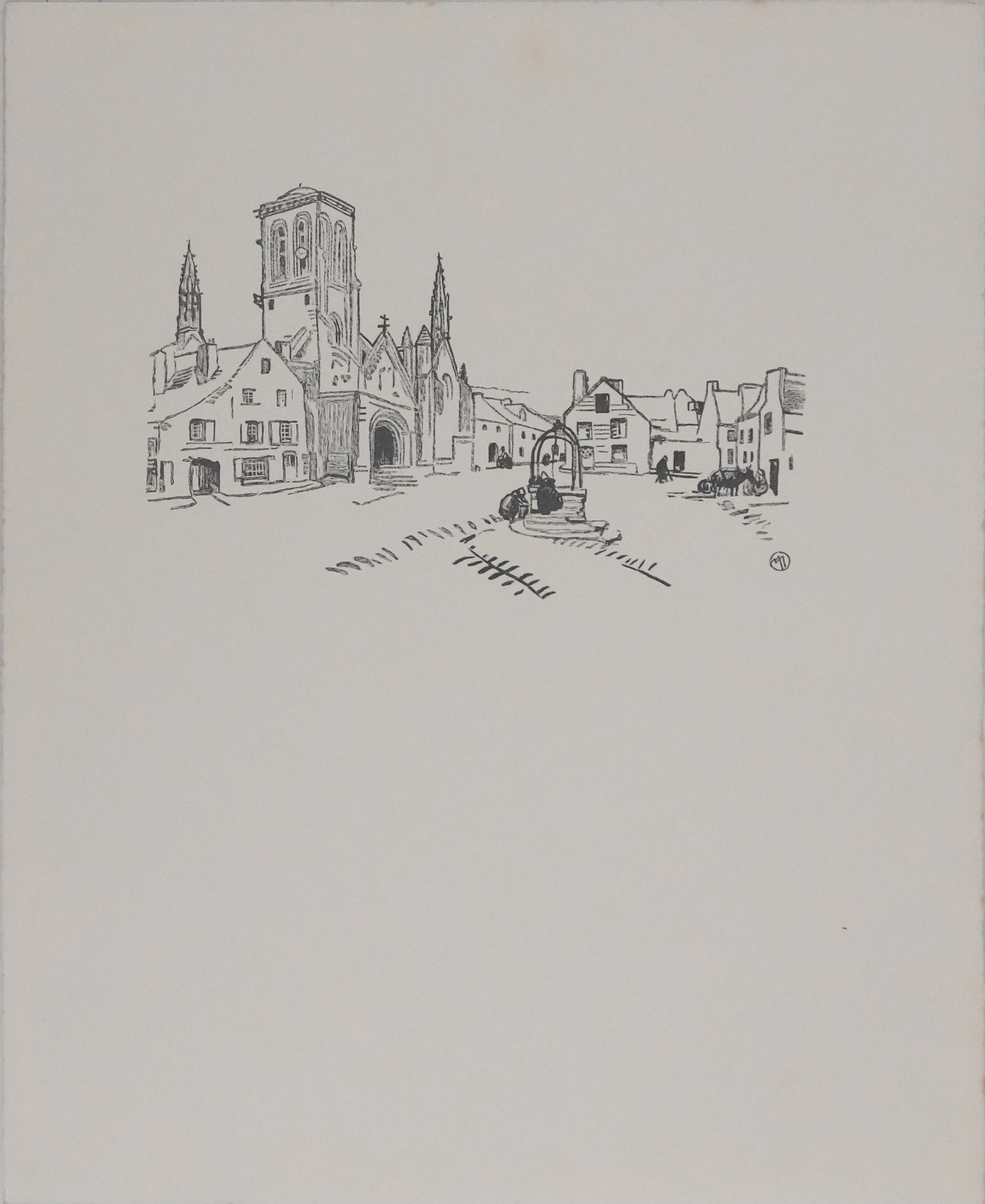 Mathurin MEHEUT : Bretagne, Bretagne, Eglise de Saint Ronan à Locronan