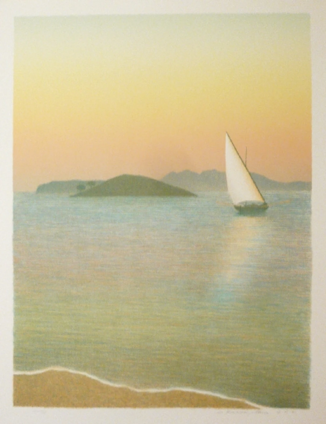 Angel PASCUAL RODRIGO - amb flaires de Formentor - Lithographie signée
