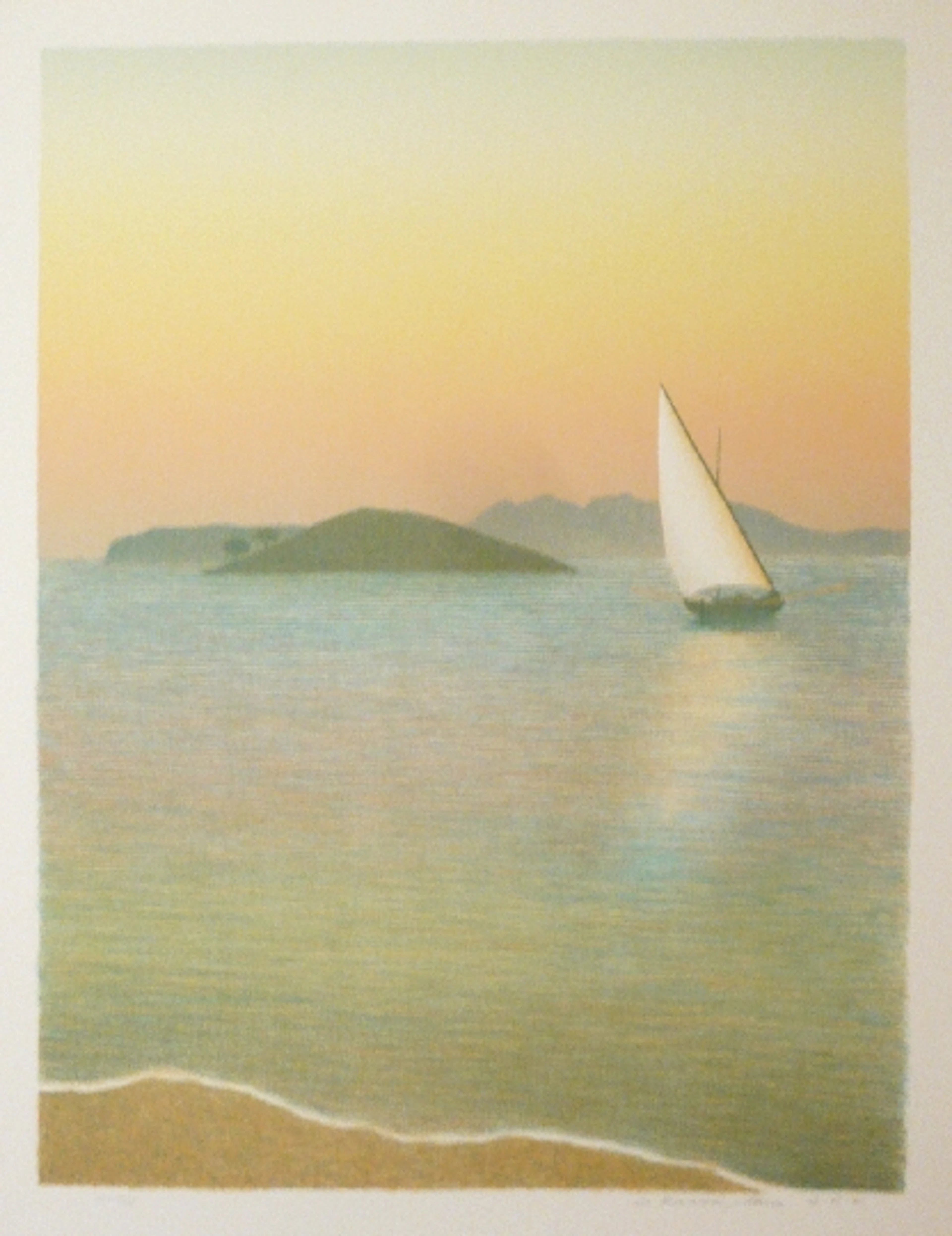 Angel PASCUAL RODRIGO - amb flaires de Formentor - Lithographie signée