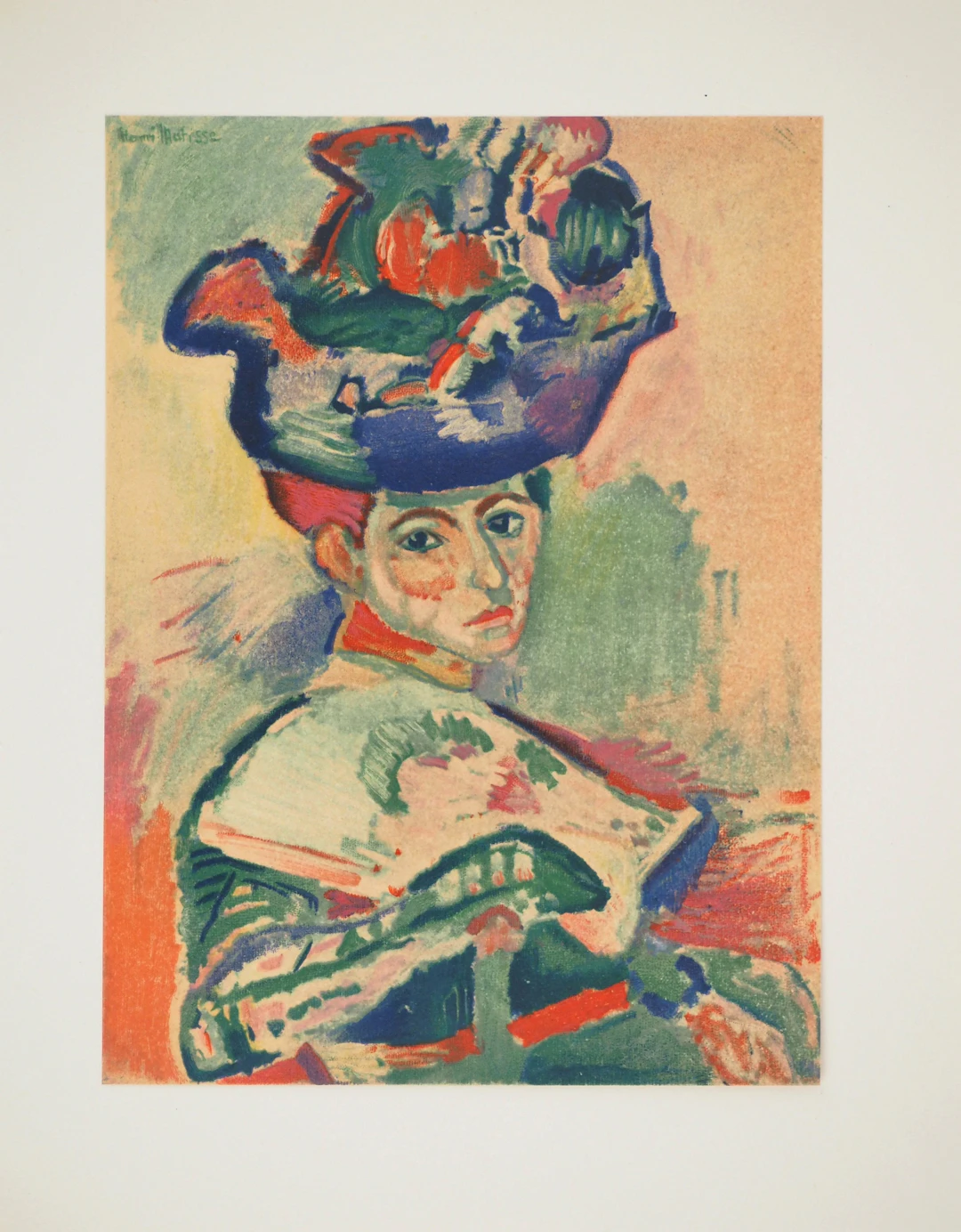 Henri MATISSE : Femme au chapeau, Lithographie signée
