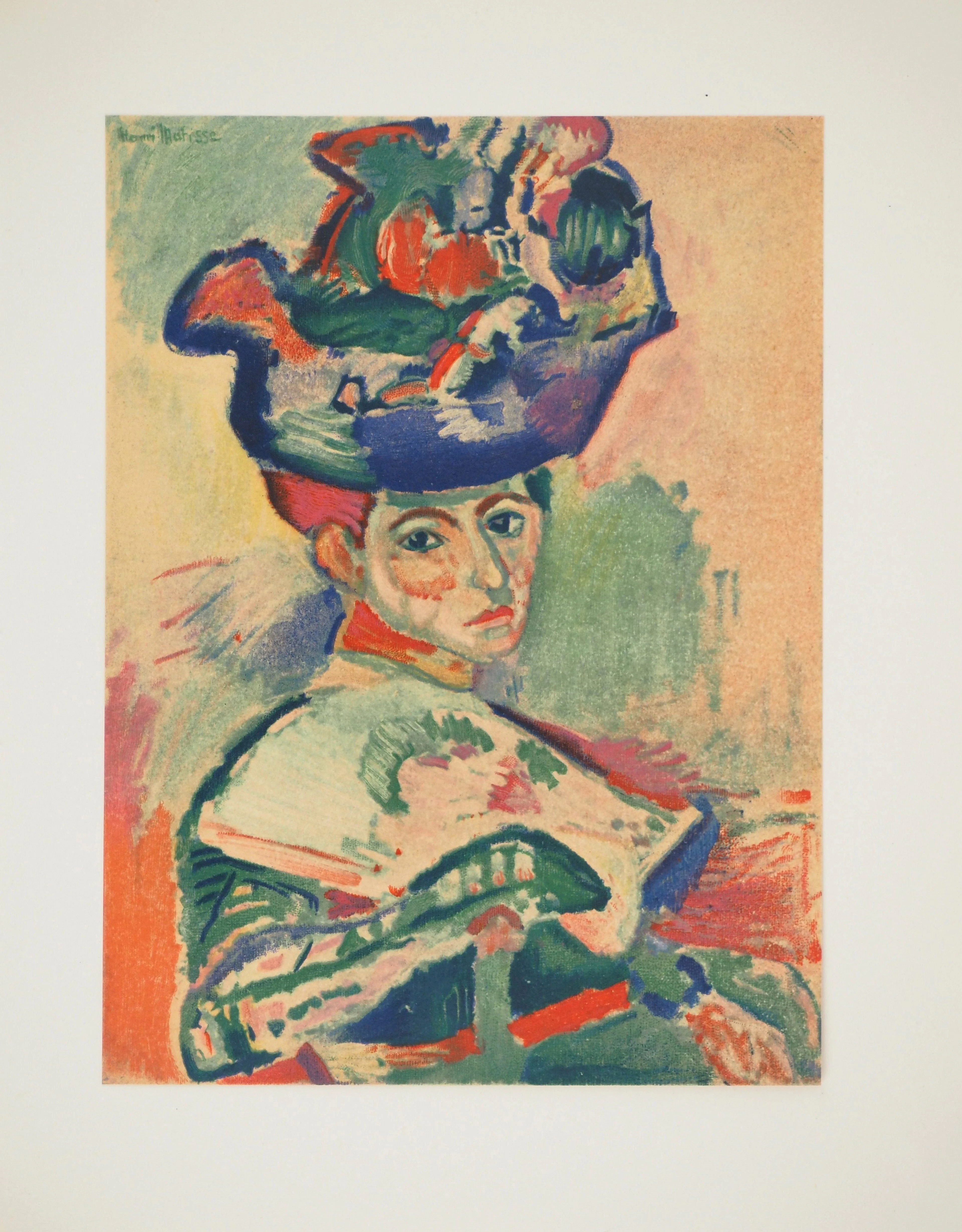Henri MATISSE : Femme au chapeau, Lithographie signée