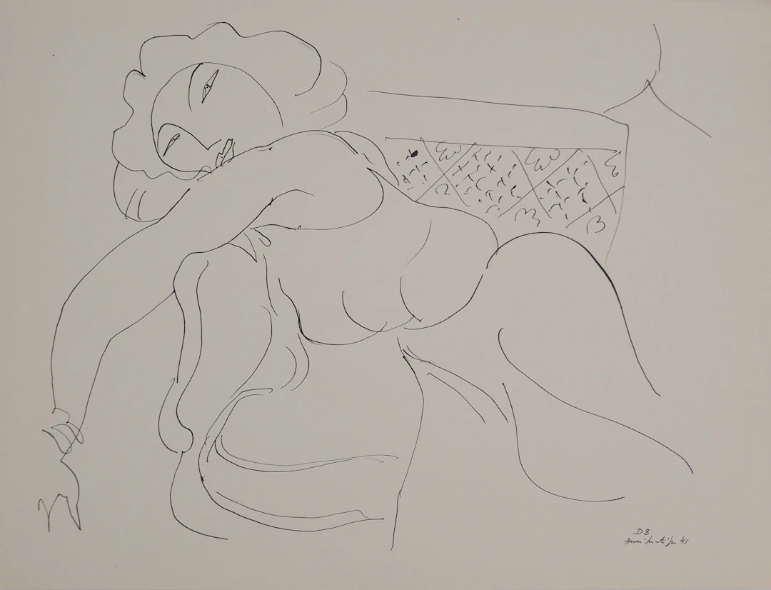 Henri MATISSE : La langoureuse, Lithographie signée