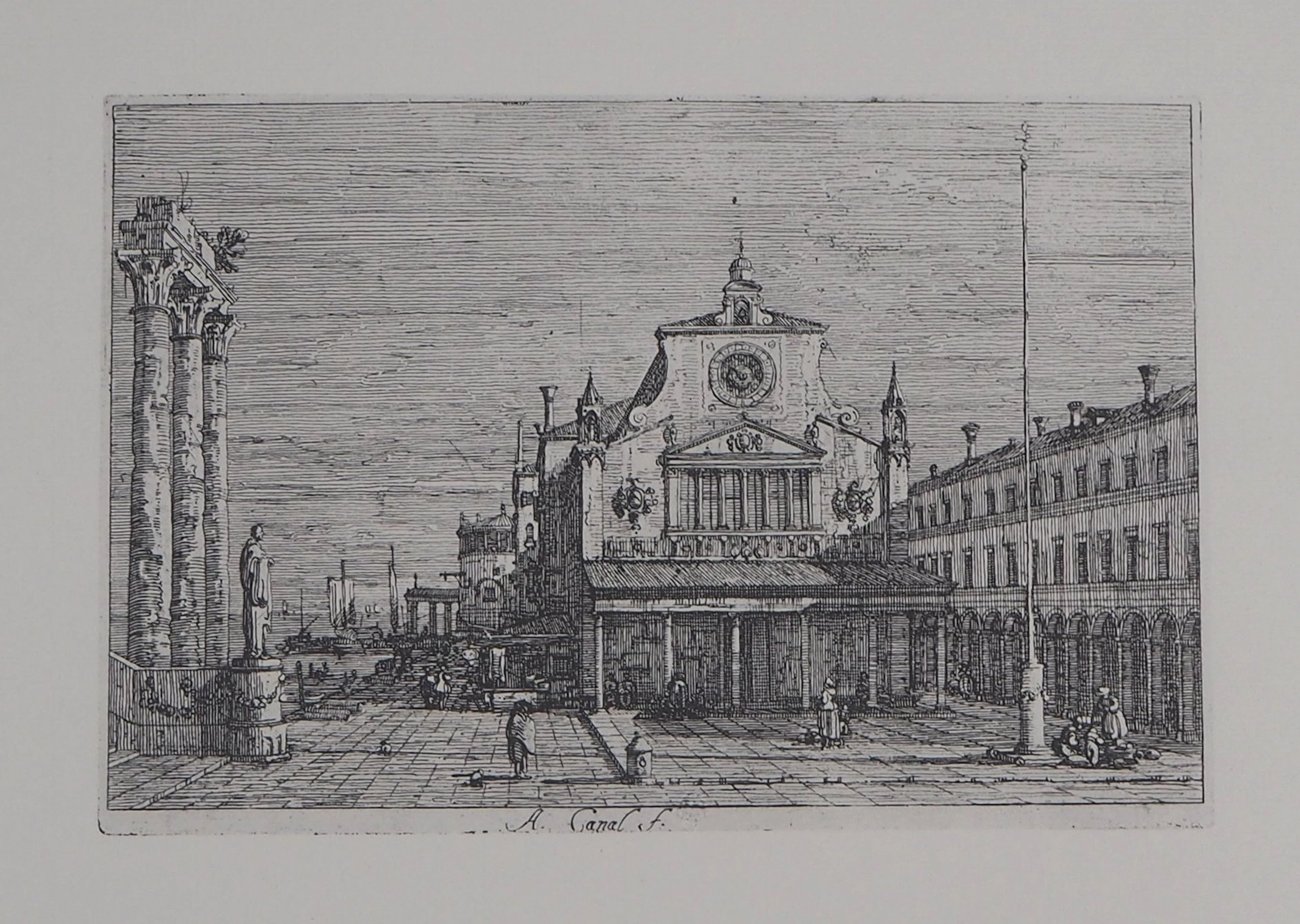 Giovanni Antonio CANAL (d’après) - Vue de l’Eglise de San Giacomo