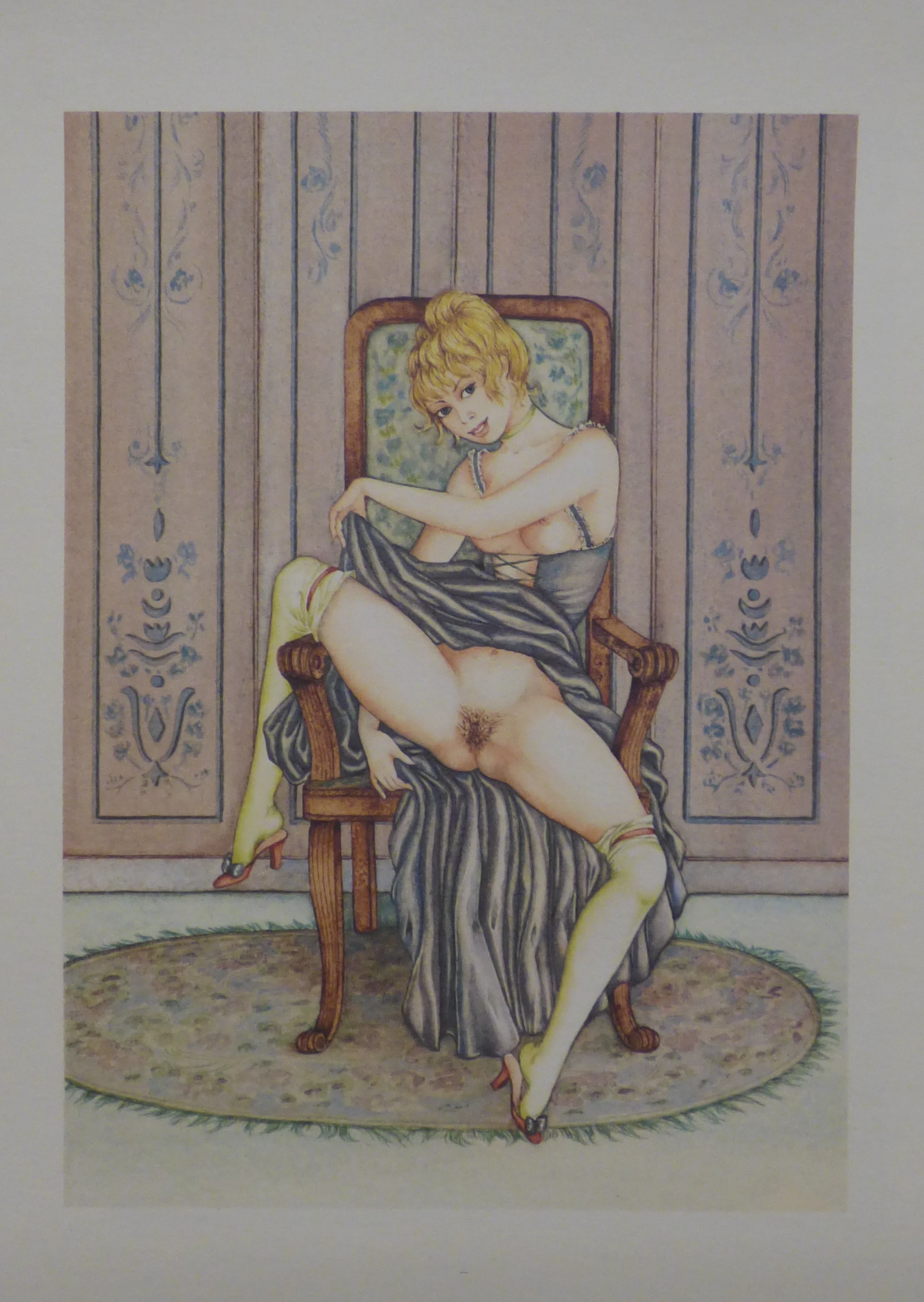 Sophie BUSSON - Mémoires de Fanny Hill, 1980 - Ensemble de 24 lithographies