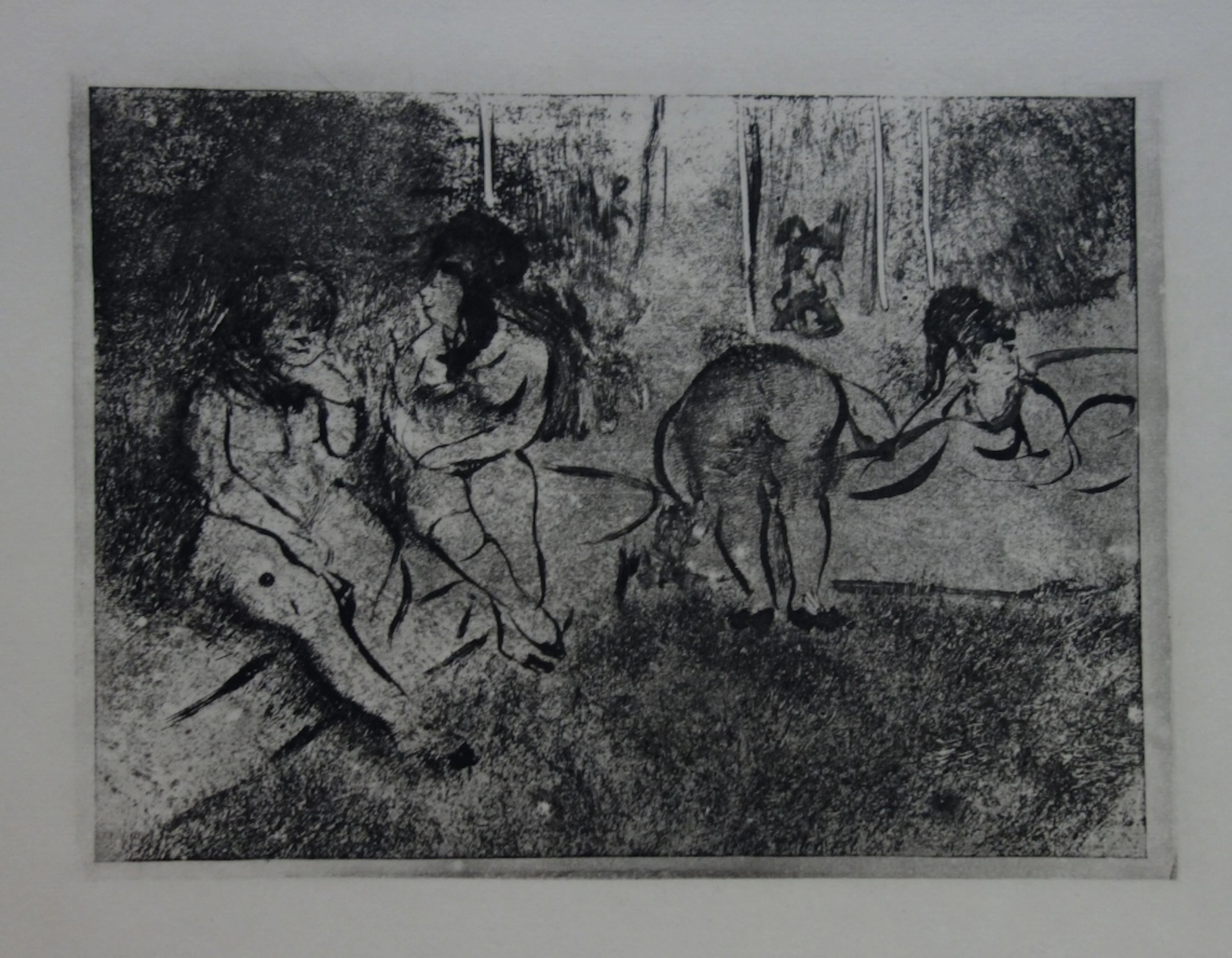 Edgar DEGAS - Scène obscène - Gravure originale, 1935
