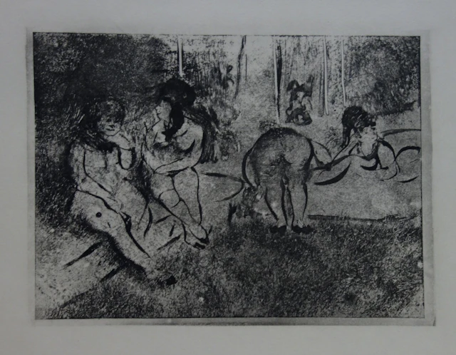 Edgar DEGAS - Scène obscène - Gravure originale, 1935