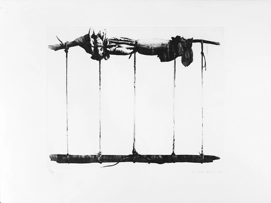 Gérard TITUS-CARMEL - Agrès 3, 1977 - Gravure signée au crayon